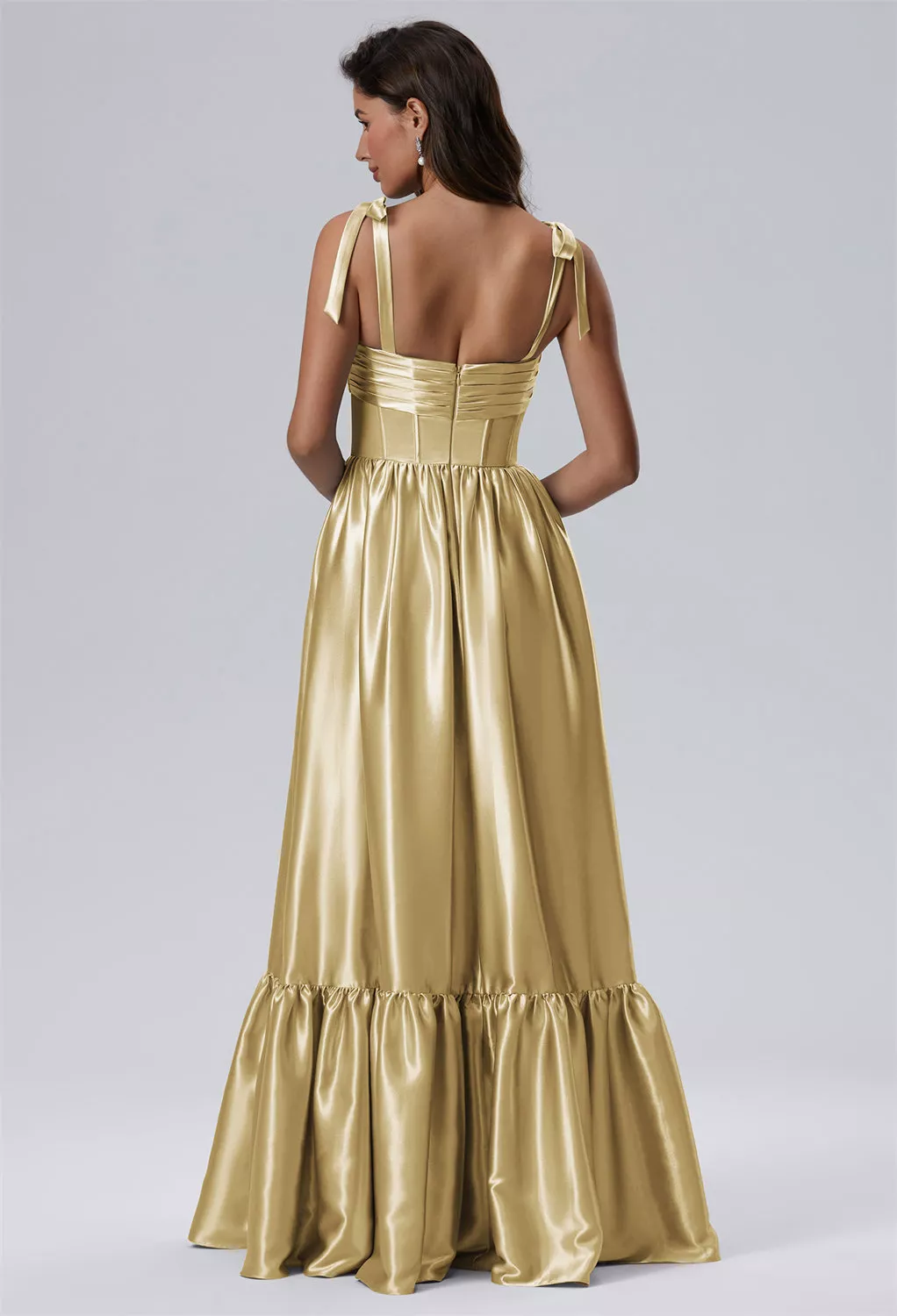 AW Blustery Light Gold  Prom Dresses