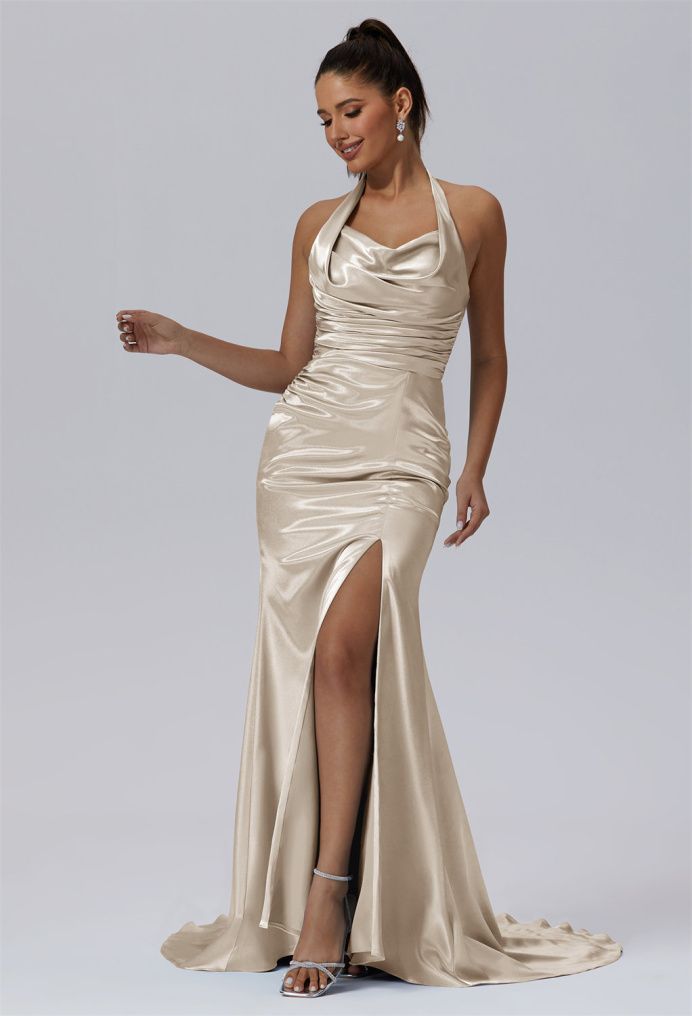 AW Betsy Champagne  Prom Dresses