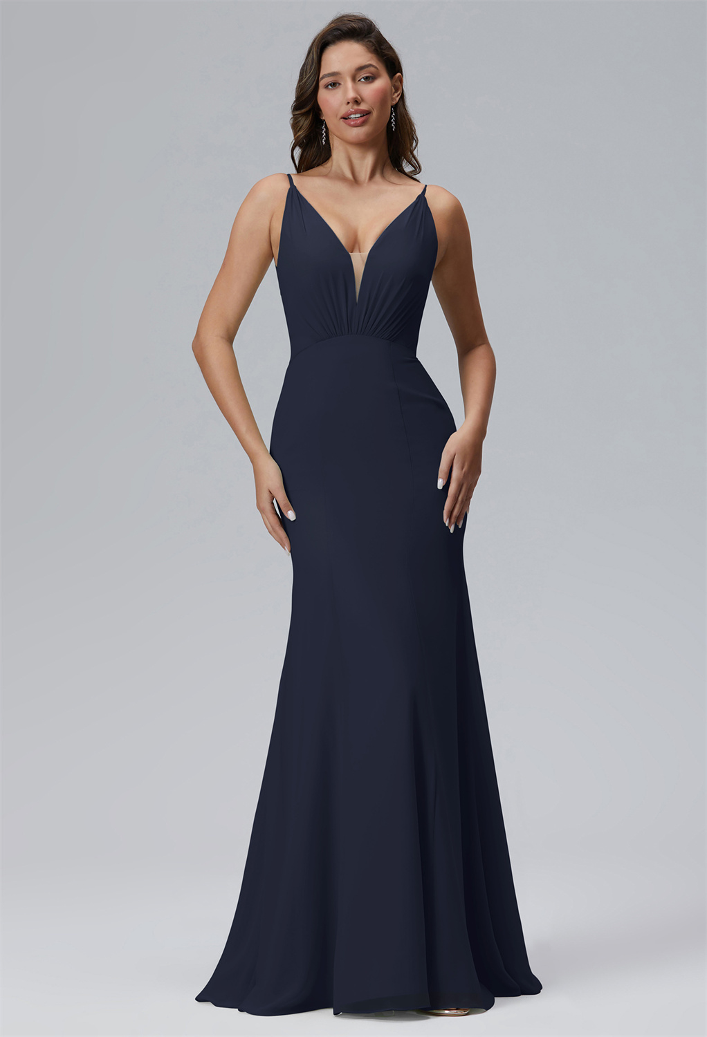 AW Adelyn Dark Navy  Spring Wedding Guest Dresses