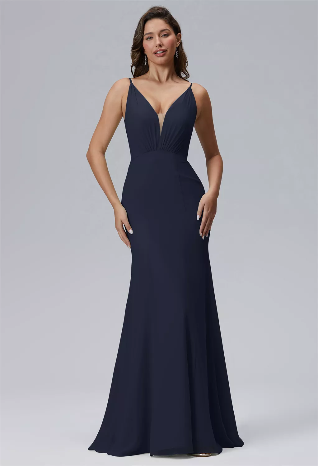 AW Adelyn Dark Navy  Spring Wedding Guest Dresses