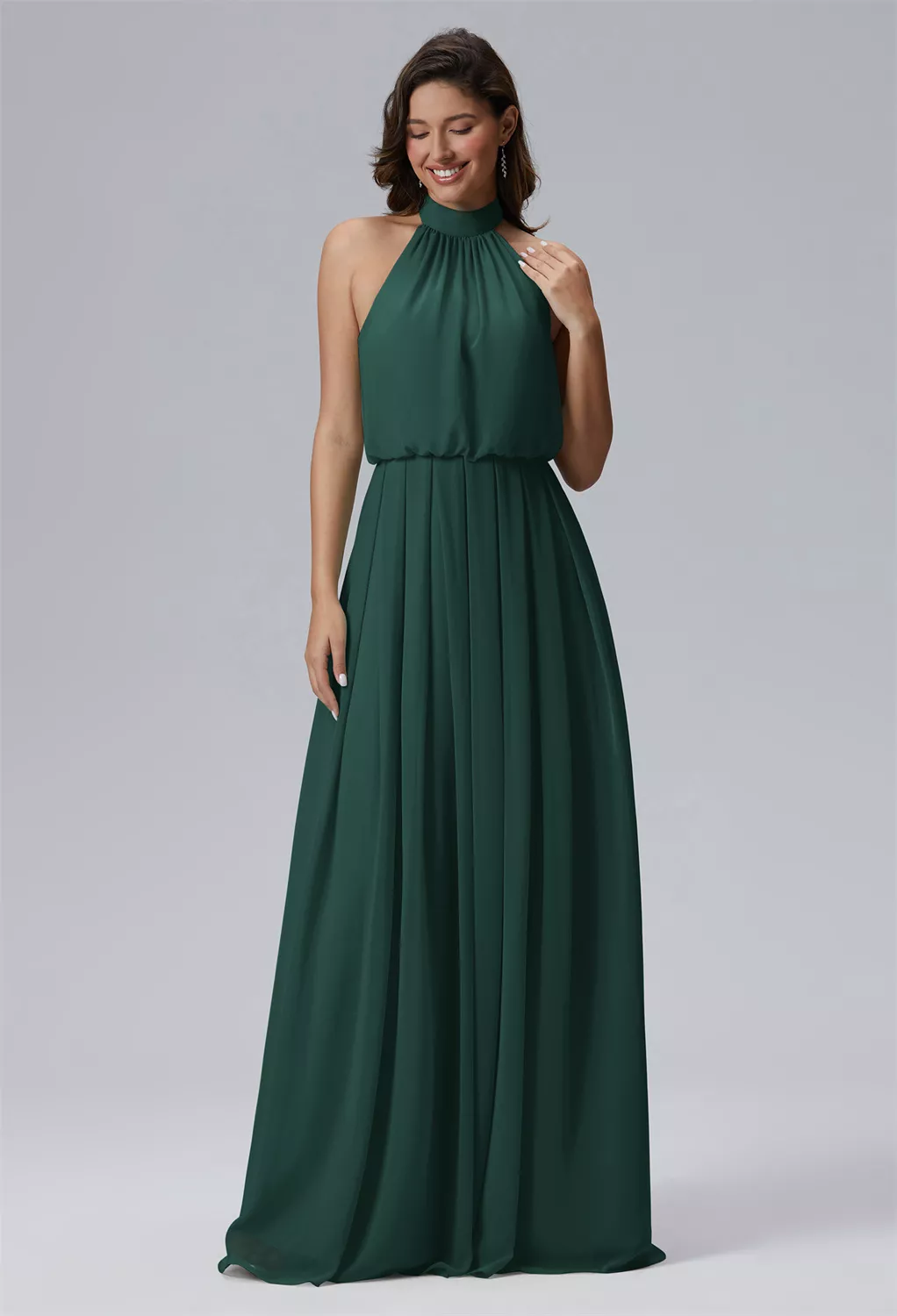 AW Celsius Dark Emerald  Maternity Bridesmaid Dresses