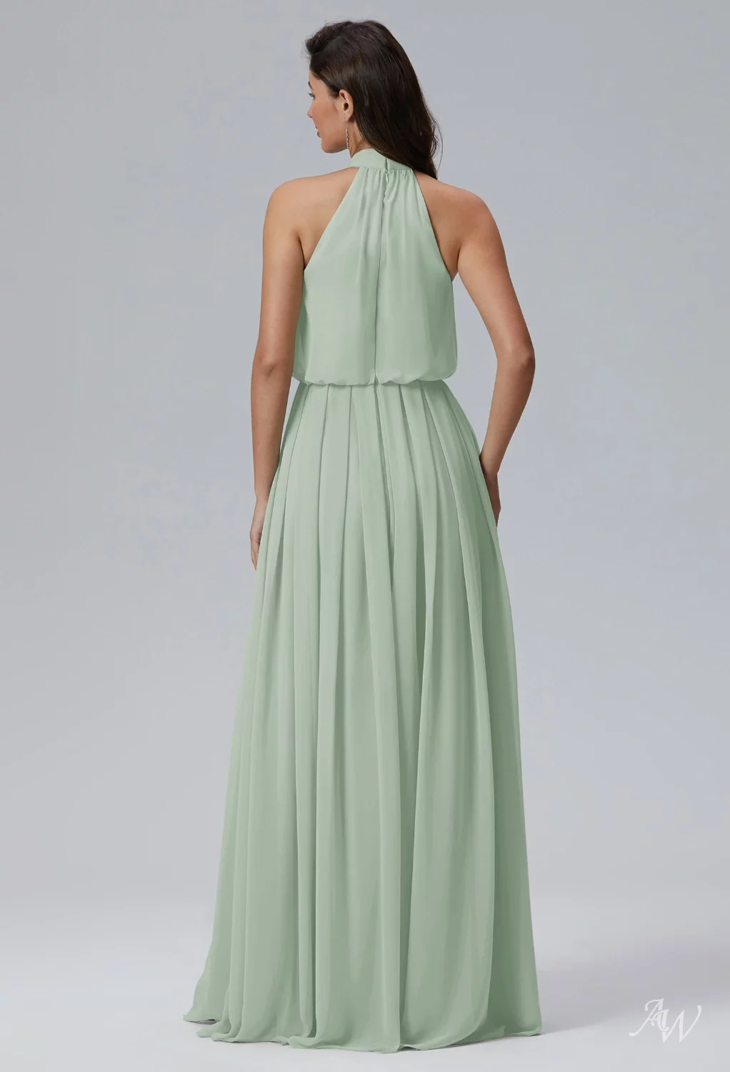 green bridesmaid dresses canada AW Celsius Sage #ad30578e-owht-ivory