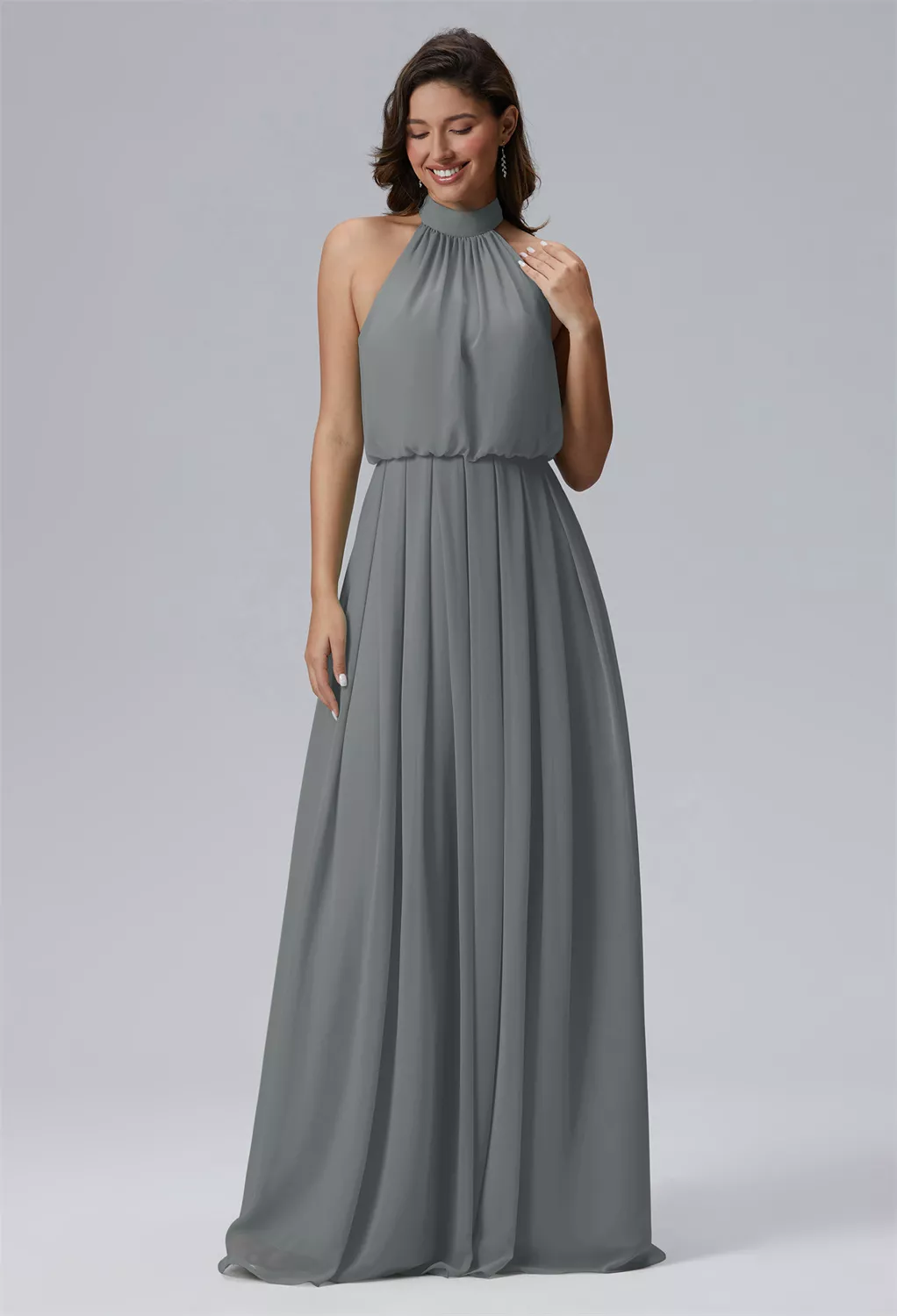 AW Celsius Steel Gray  Spring Wedding Guest Dresses