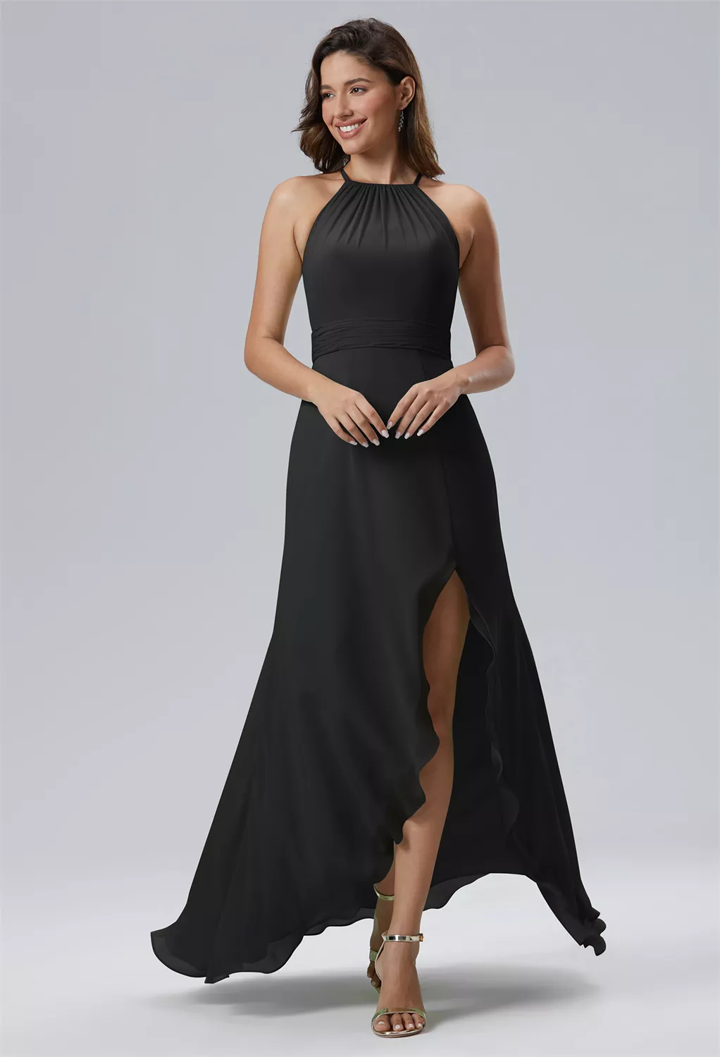 AW Charis Black  Beach Wedding Guest Dresses