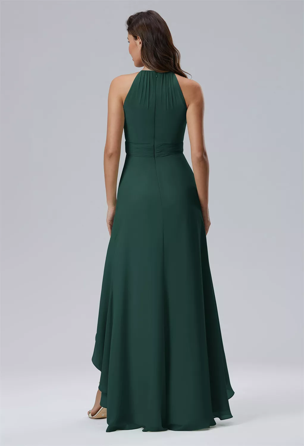 AW Charis Dark Emerald  Beach Wedding Guest Dresses