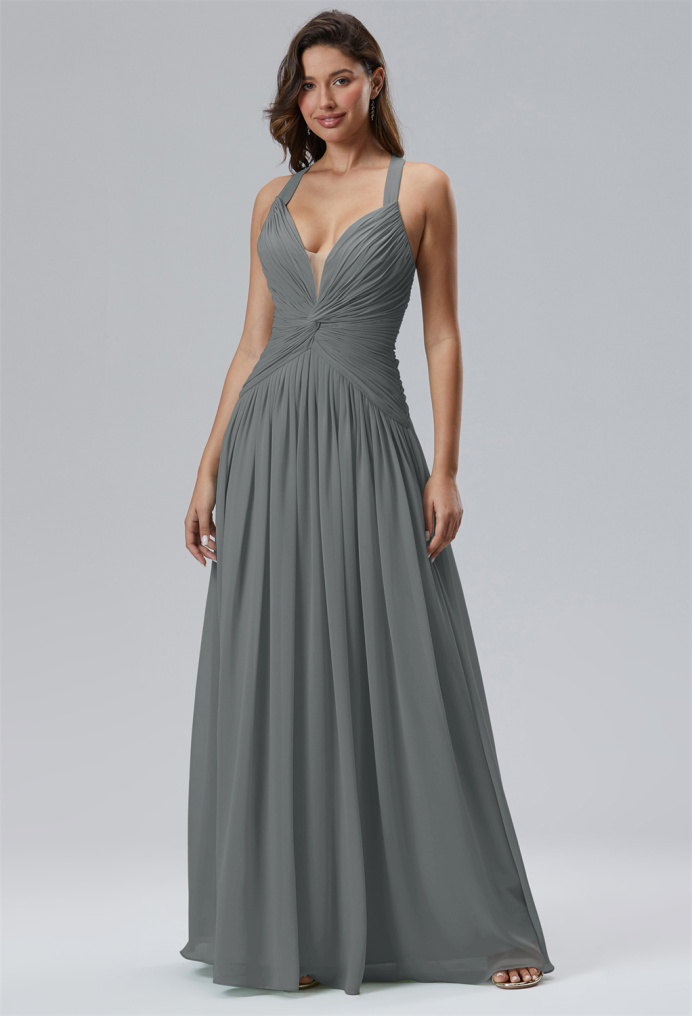 AW Dew Steel Gray  Formal Dresses