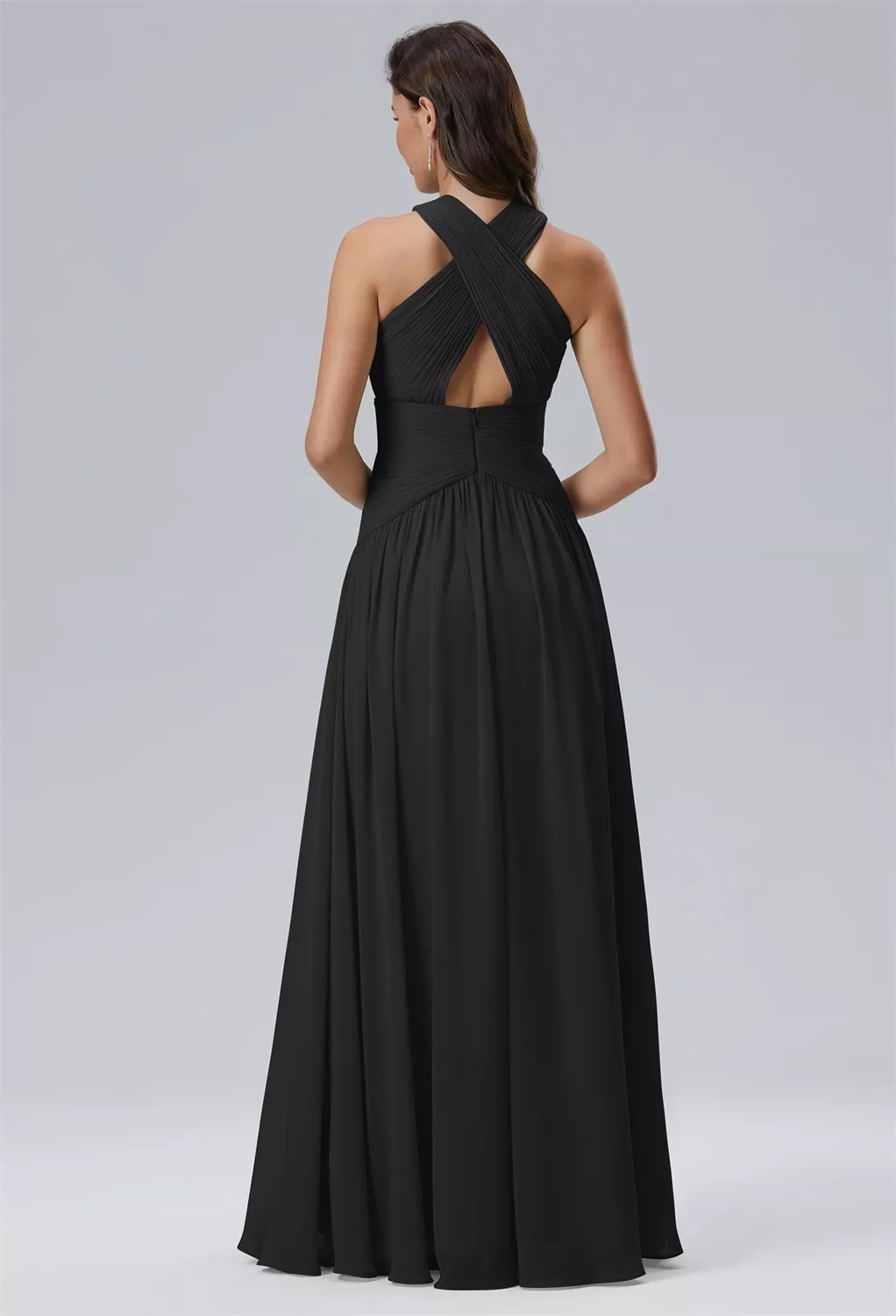 AW Evaporate Black  Spring Wedding Guest Dresses