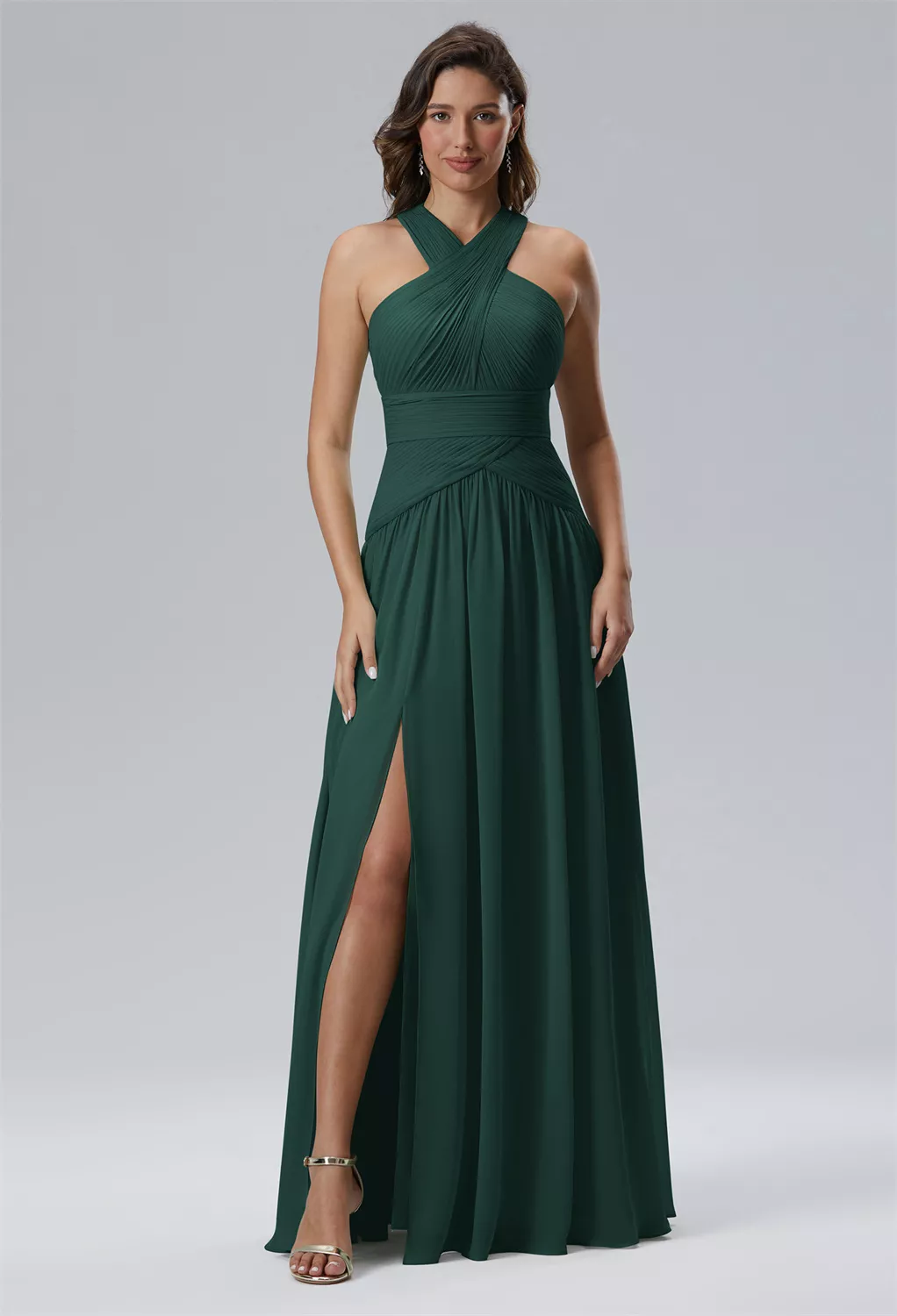AW Evaporate Dark Emerald  Spring Wedding Guest Dresses