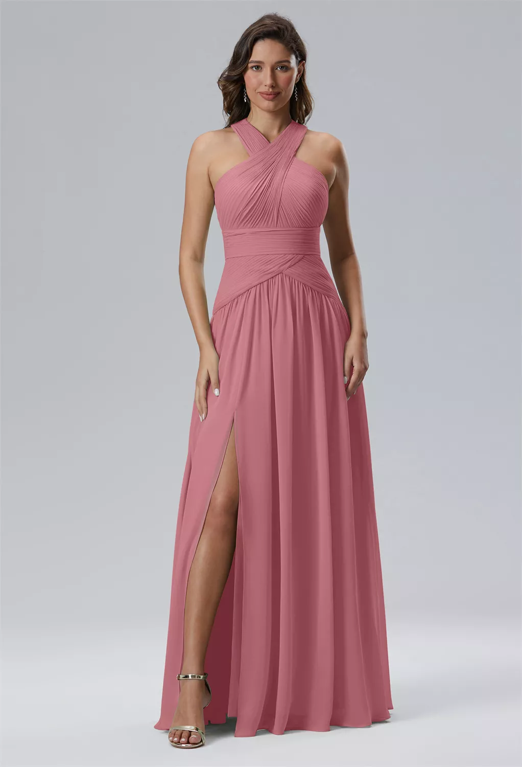 AW Evaporate Desert Rose  Spring Wedding Guest Dresses