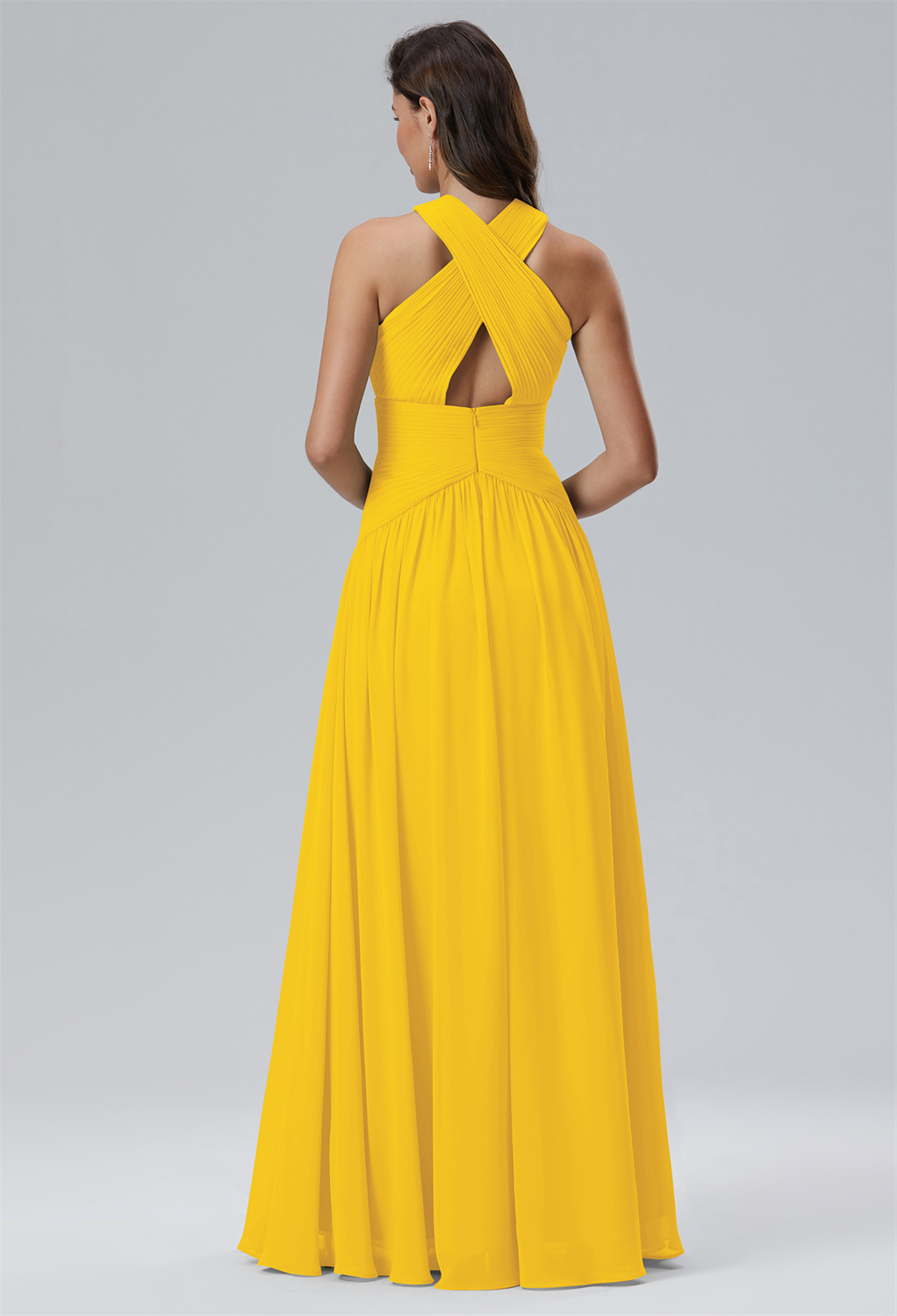 AW Evaporate Mustard Yellow  Spring Wedding Guest Dresses