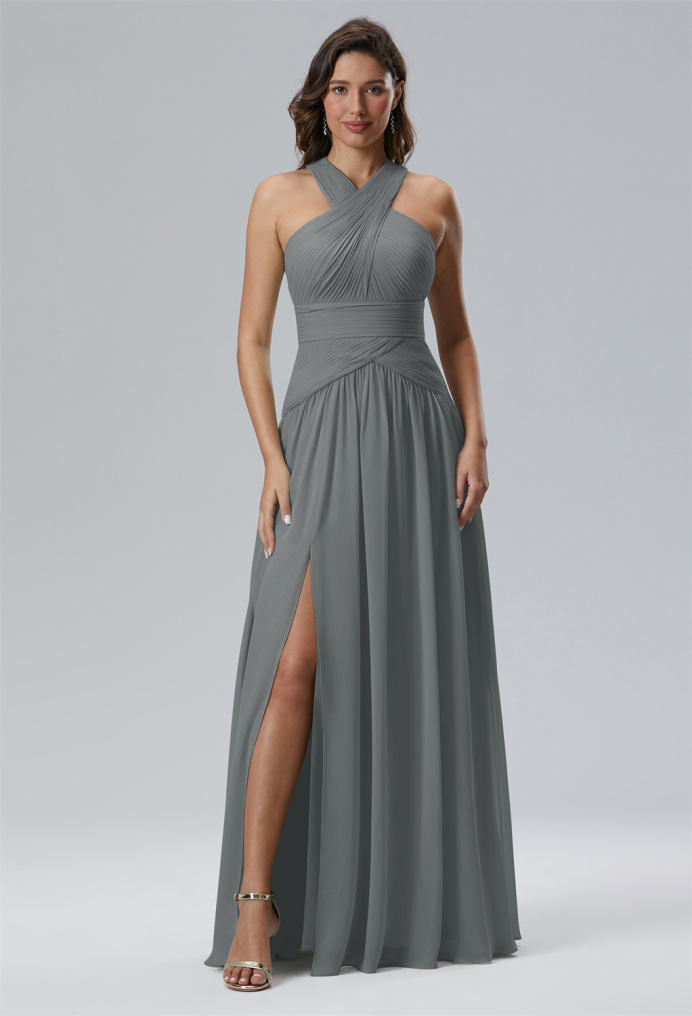 AW Evaporate Steel Gray  Formal Dresses