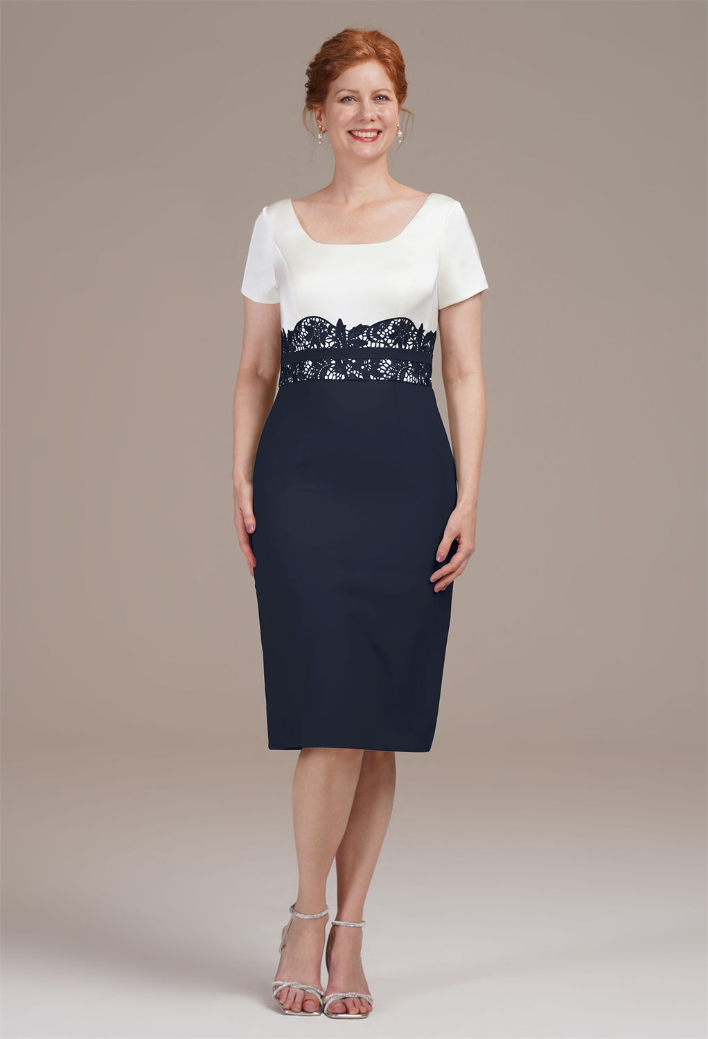 AW Acanthus Dark Navy  Spring Mother of The Bride Dresses
