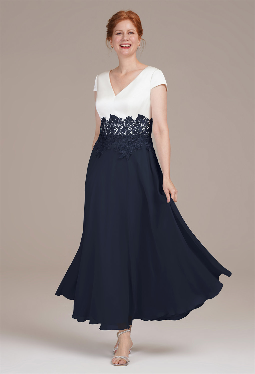 AW Benedicta Dark Navy  Mother of the Bride Dresses