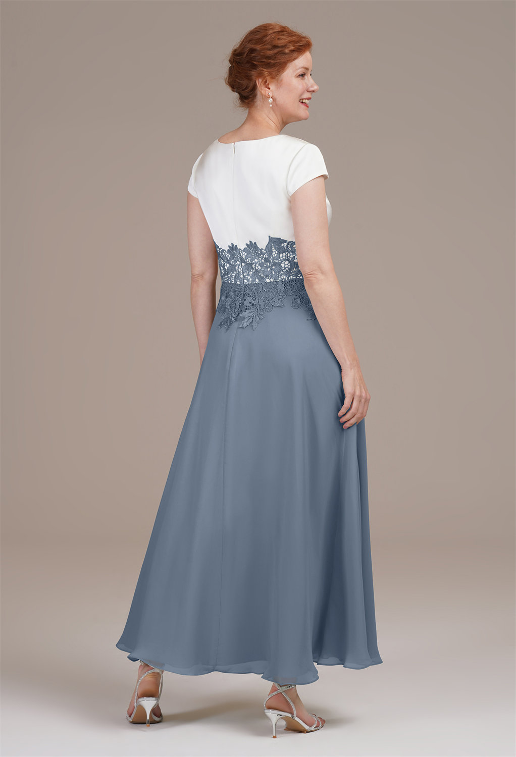 AW Benedicta Light Dusty Blue  Mother of the Bride Dresses