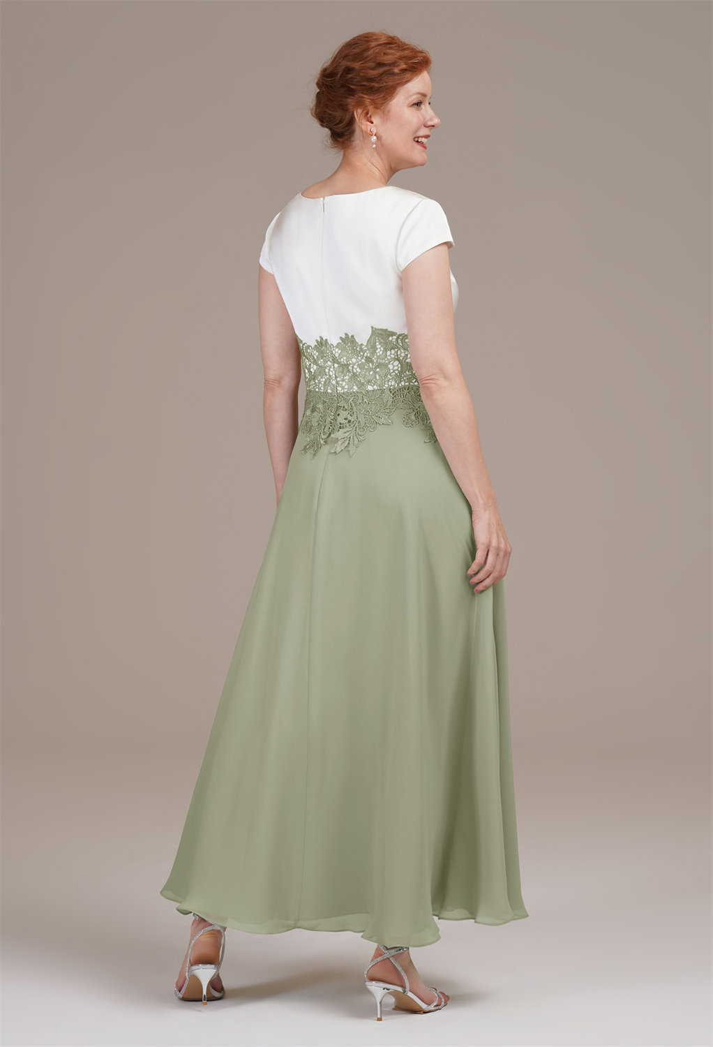 AW Benedicta Sage Green  Mother of the Bride Dresses