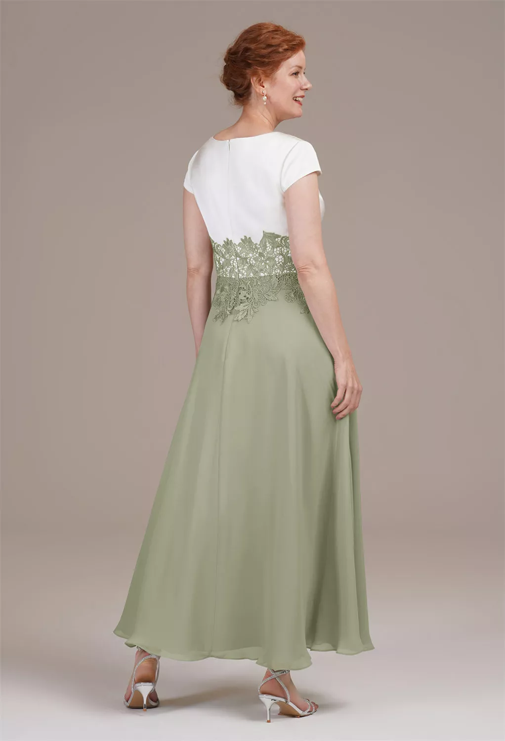 AW Benedicta Sage Green  Mother of the Bride Dresses