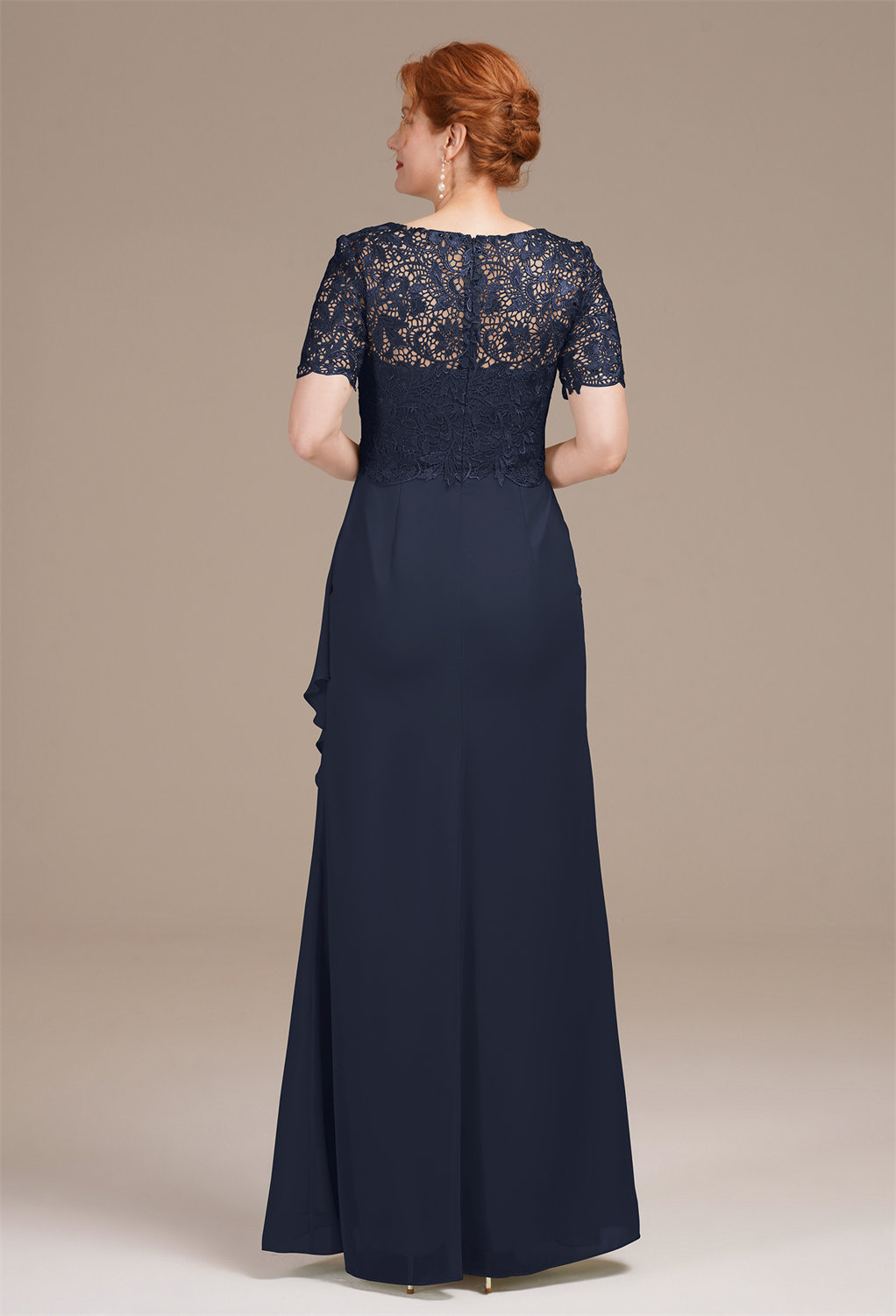AW Acanthus Dark Navy  Mother of the Bride Dresses
