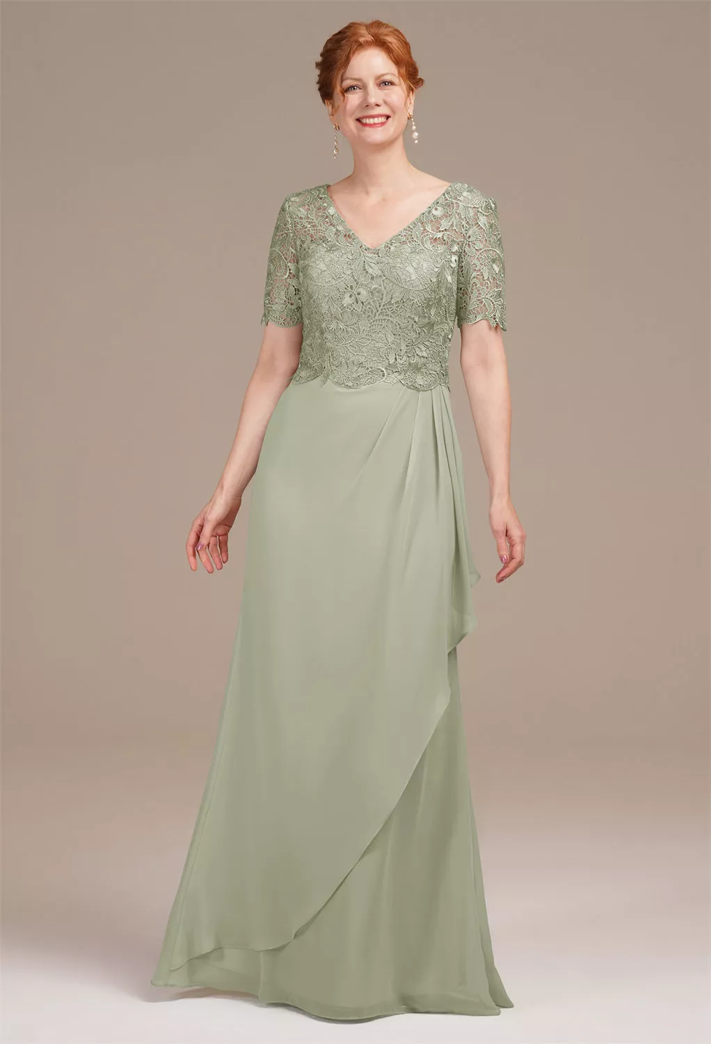 AW Acanthus Sage Green  Mother of the Bride Dresses