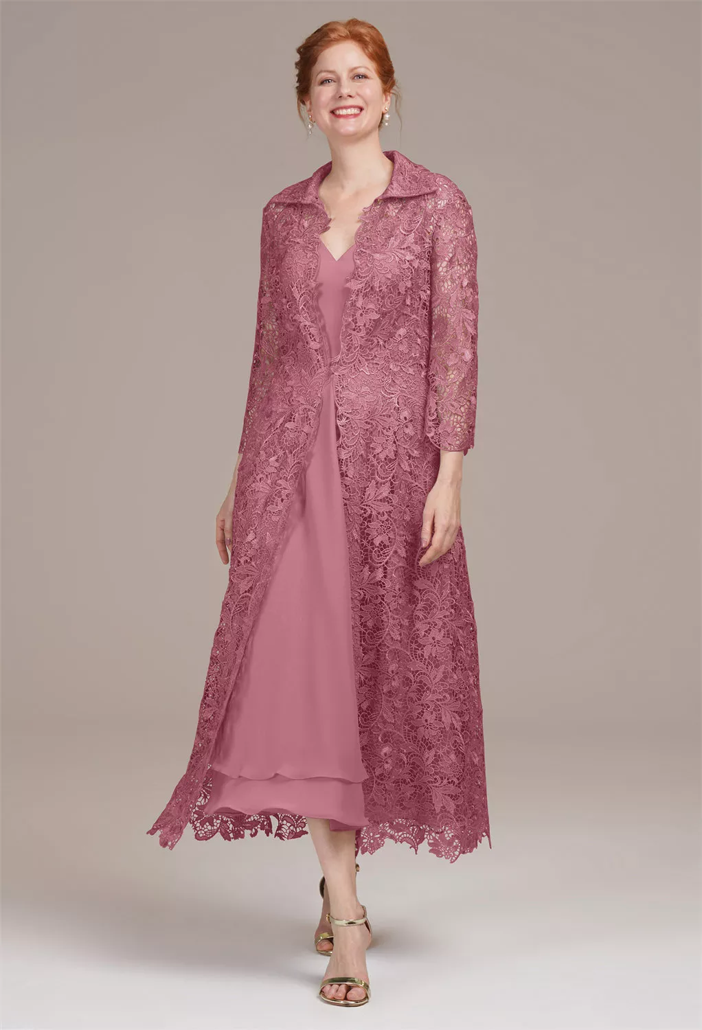 AW Calliope Desert Rose  Mother of the Bride Dresses