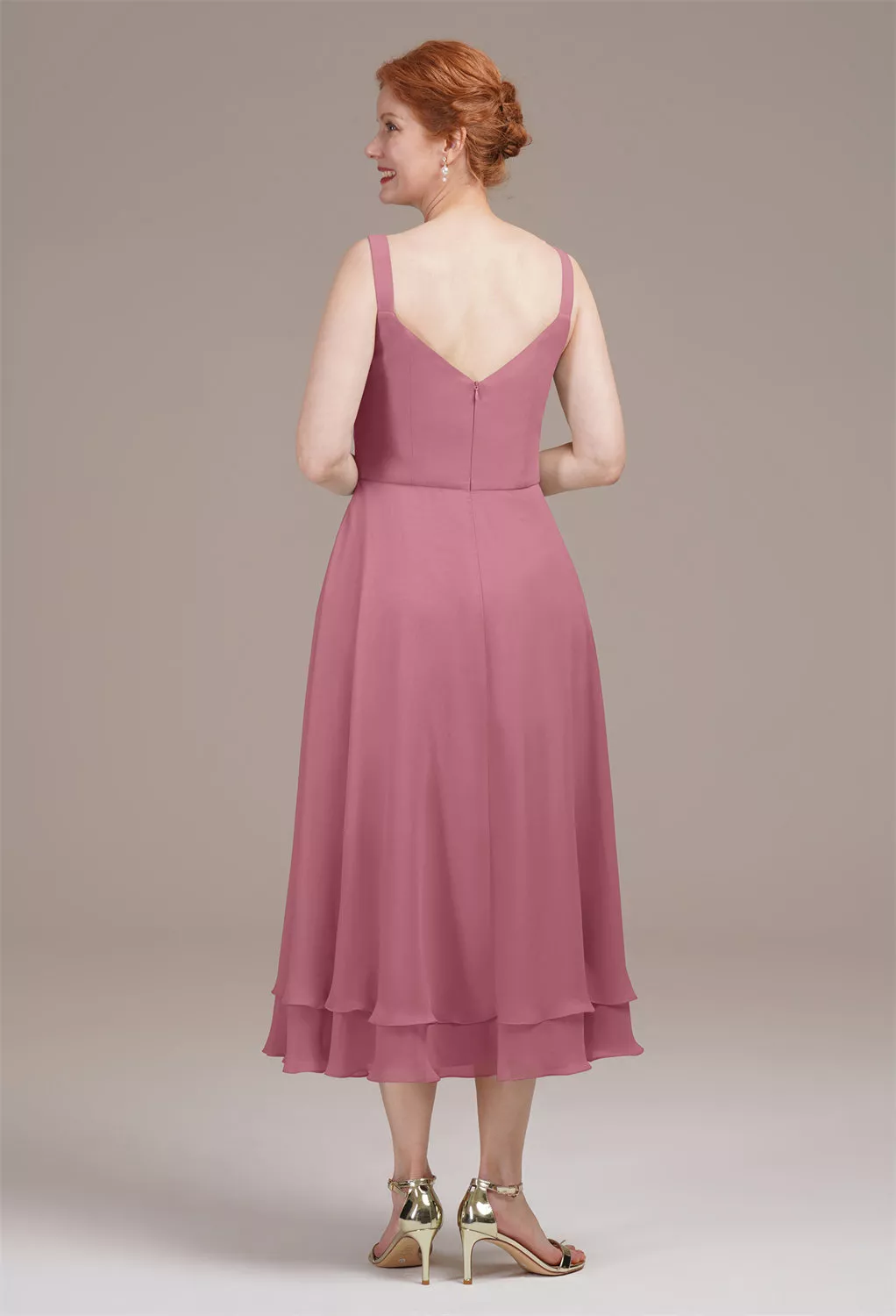 AW Calliope Desert Rose  Mother of the Bride Dresses
