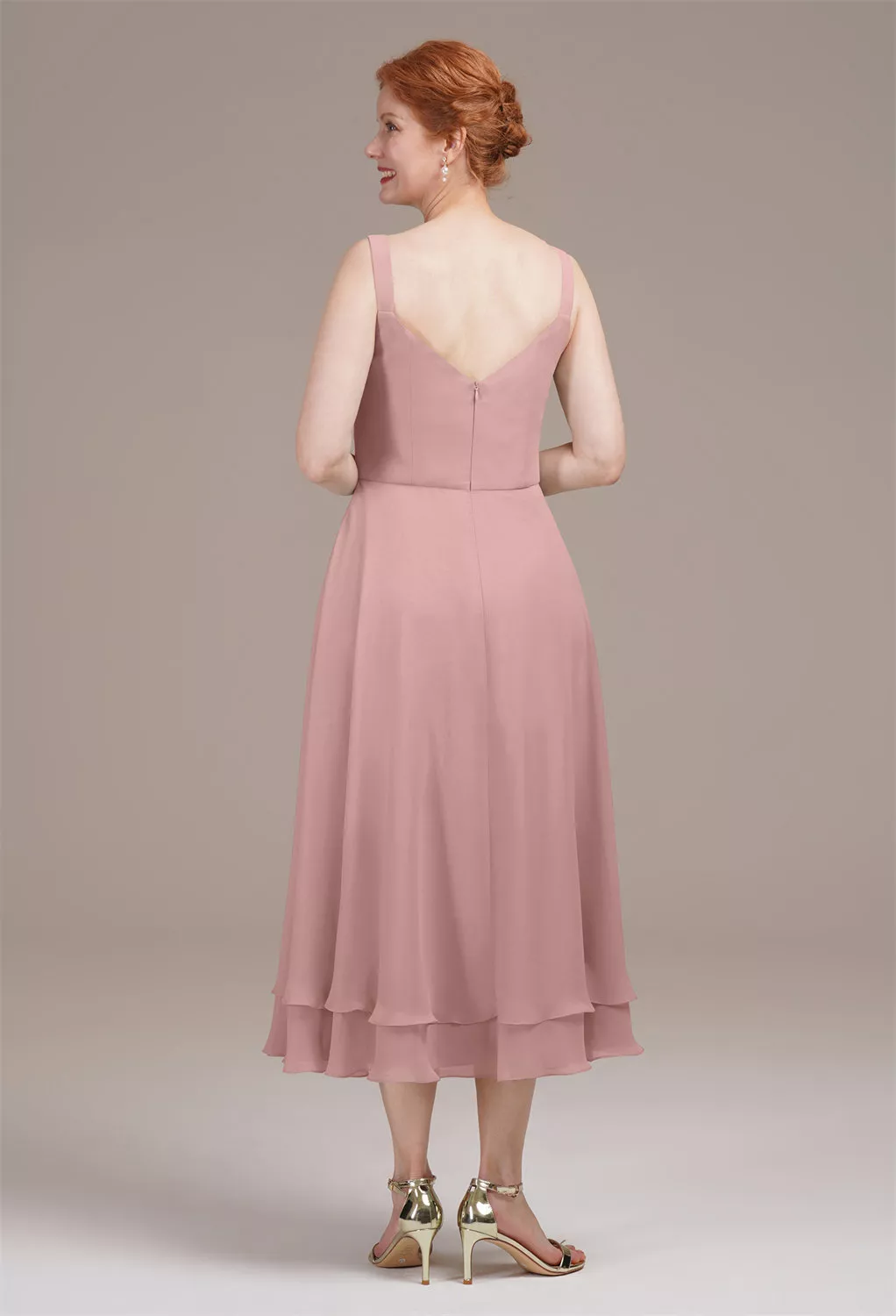 AW Calliope Dusty Rose  Mother of the Bride Dresses
