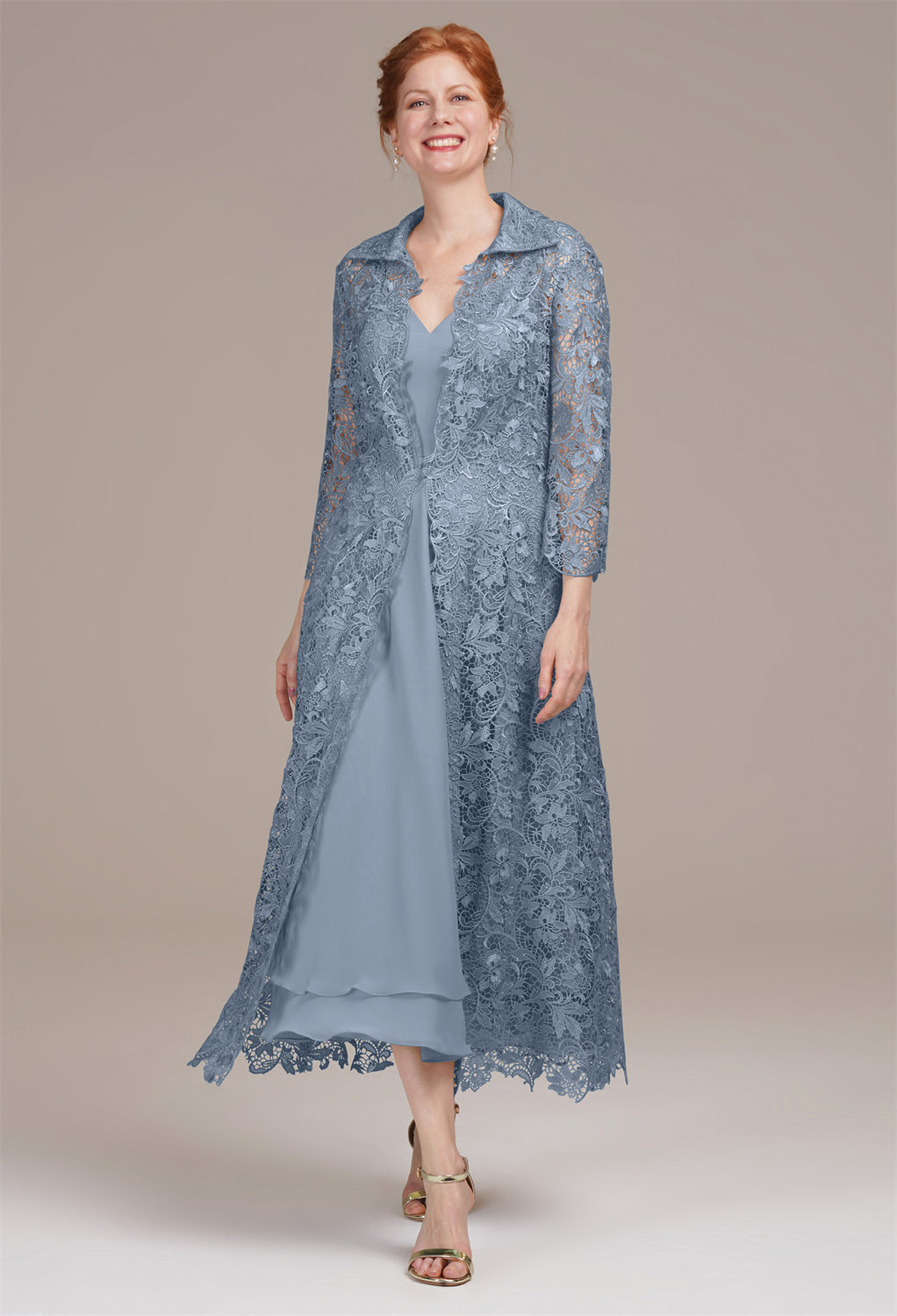 AW Calliope Light Dusty Blue  Mother of the Bride Dresses