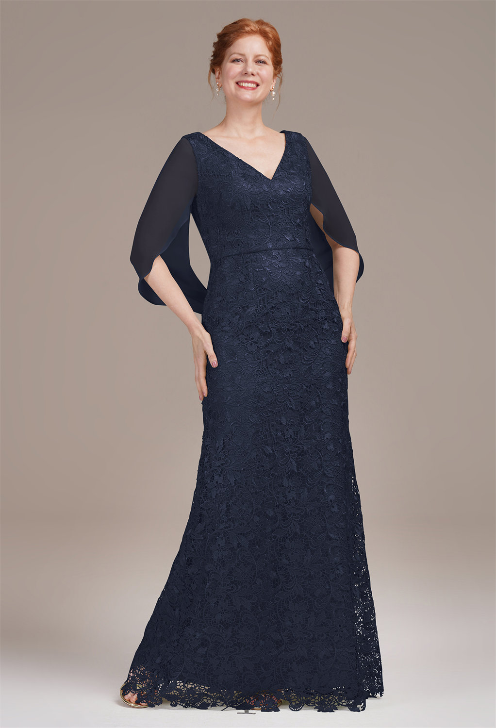 AW Circe Dark Navy  Mother of the Bride Dresses