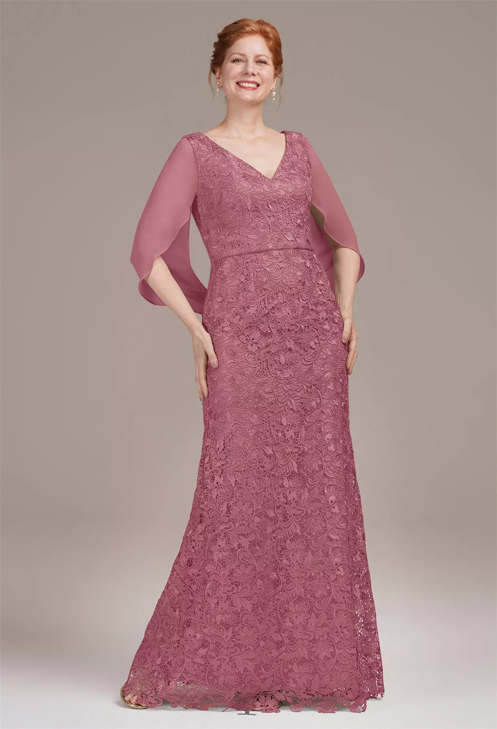 AW Circe Desert Rose  Mother of the Bride Dresses