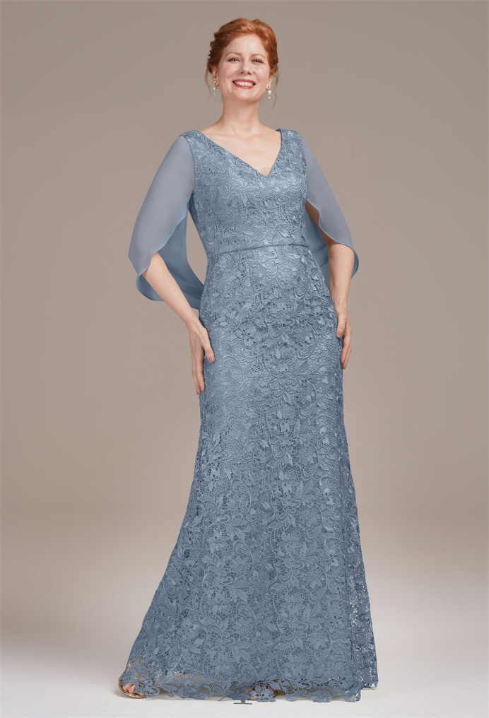 AW Circe Light Dusty Blue  Mother of the Bride Dresses