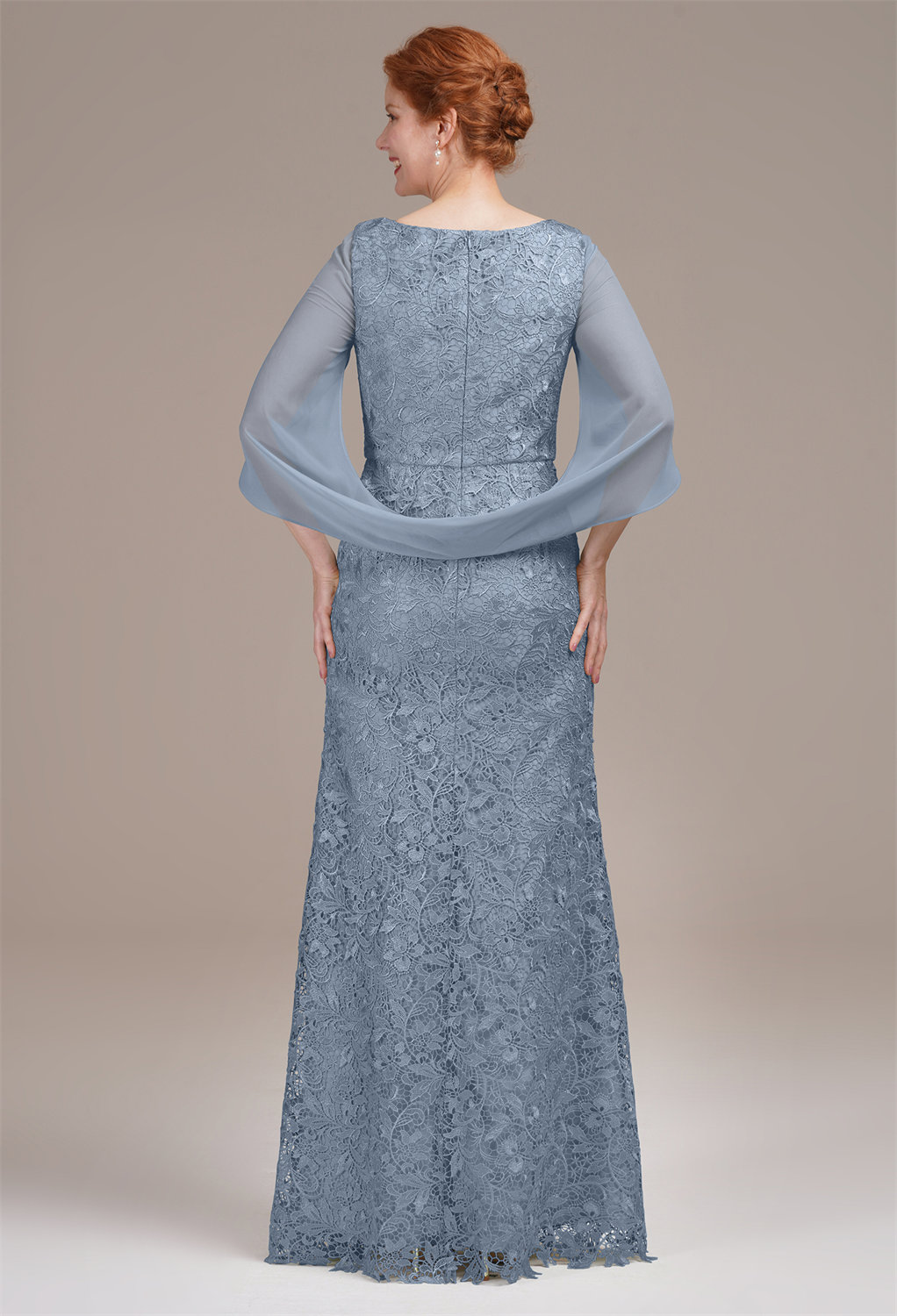 AW Circe Light Dusty Blue  Mother of the Bride Dresses