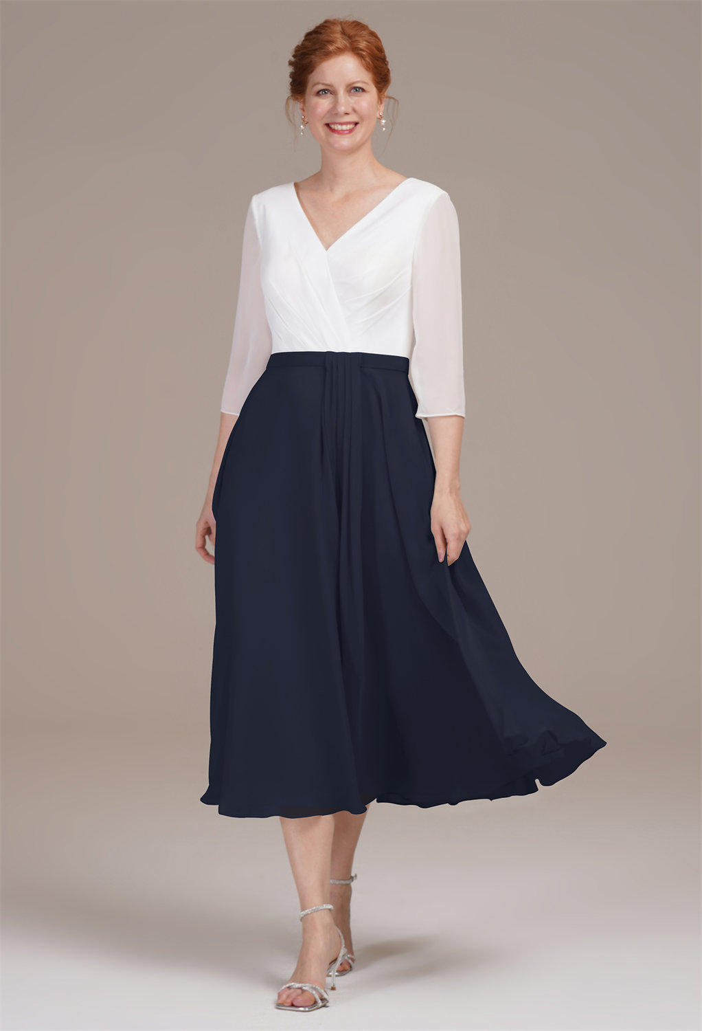 AW Difluence Dark Navy  Mother of the Bride Dresses