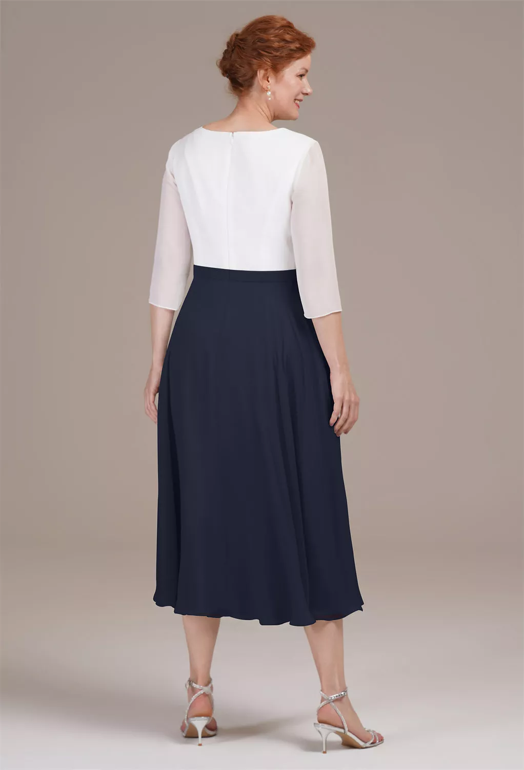AW Difluence Dark Navy  Spring Mother of The Bride Dresses