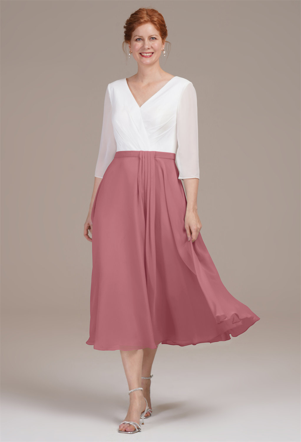 AW Difluence Desert Rose  Spring Mother of The Bride Dresses