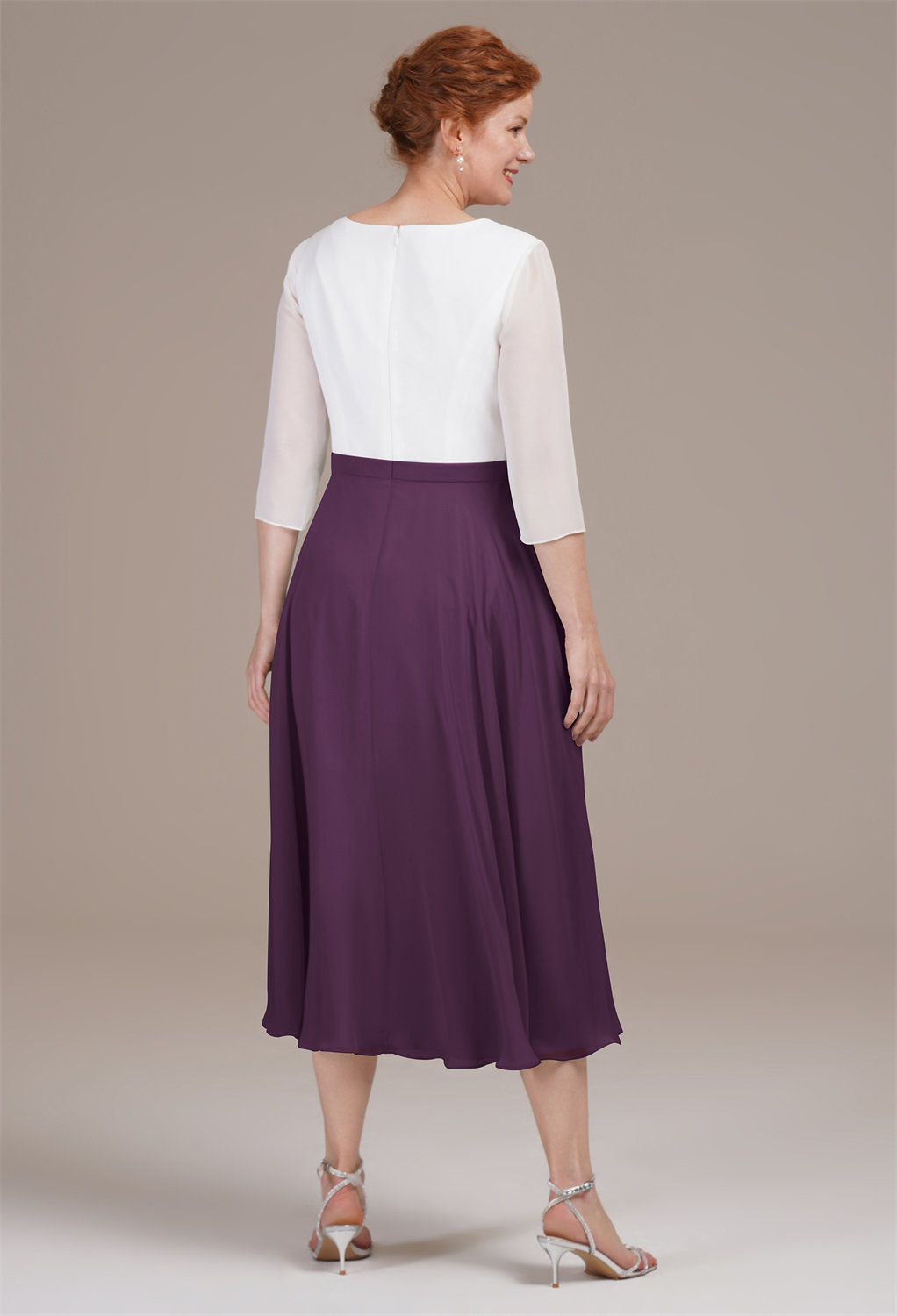 AW Difluence Grape  Mother of the Bride Dresses
