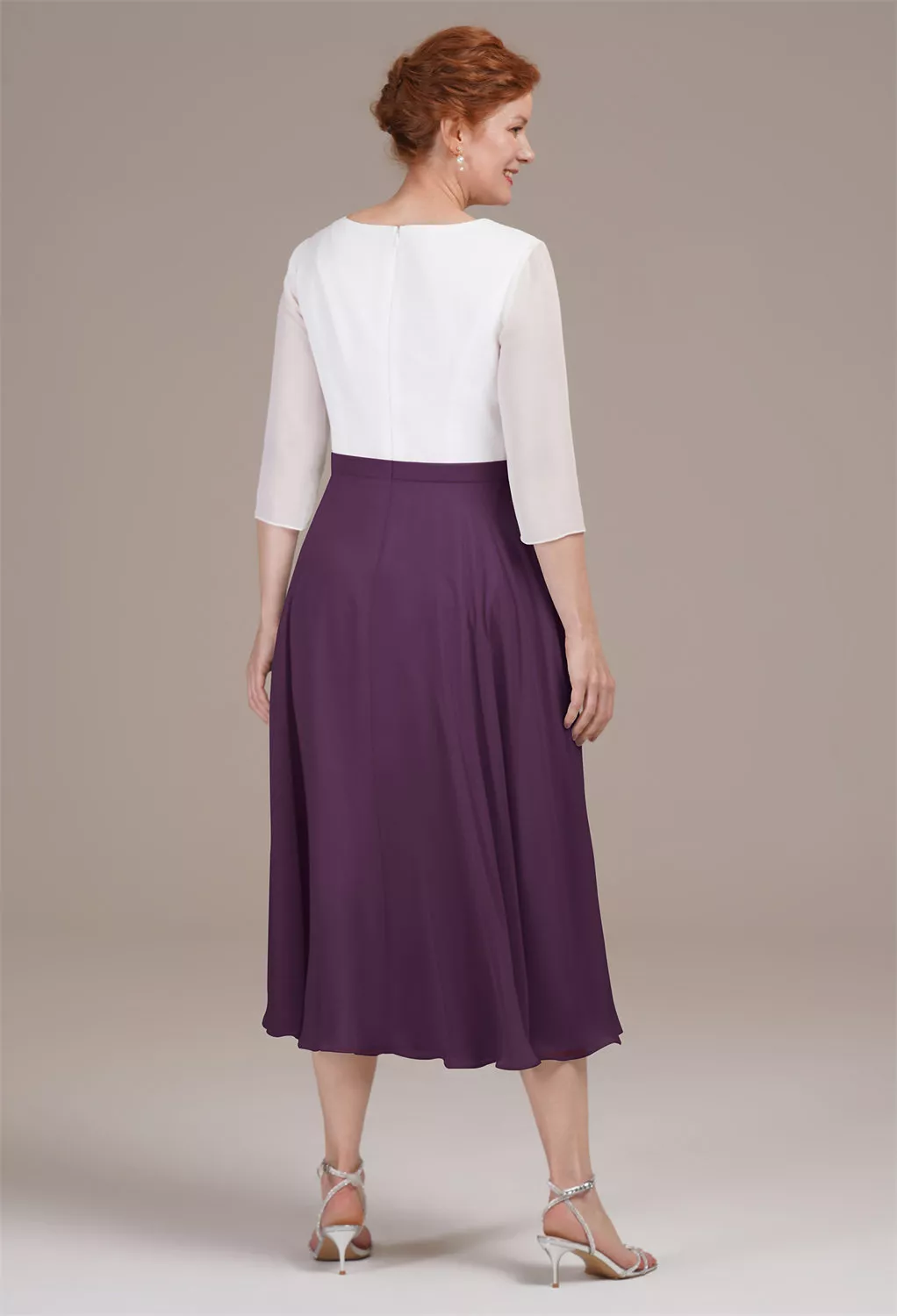 AW Difluence Grape  Mother of the Bride Dresses
