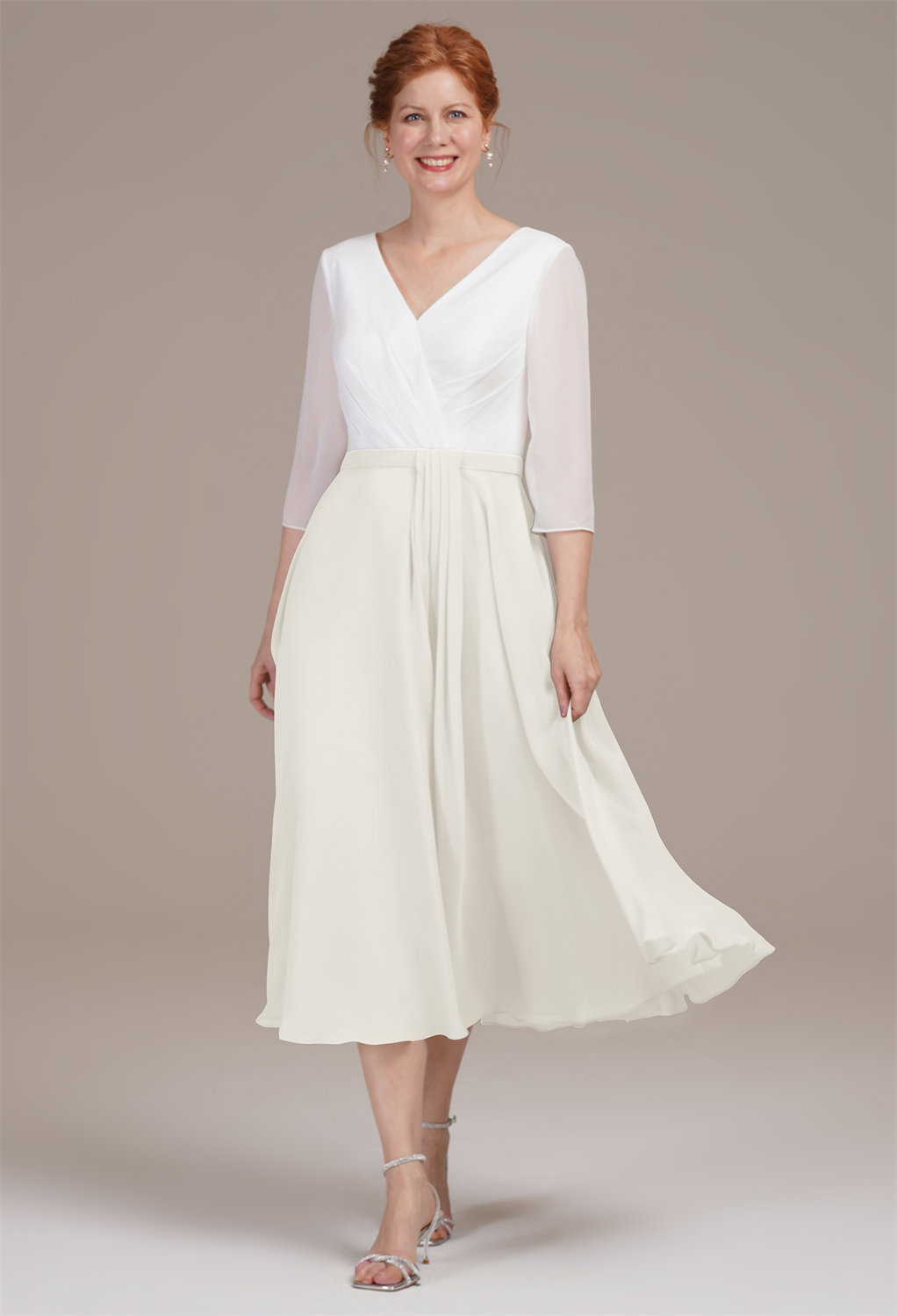 AW Difluence Ivory  Spring Mother of The Bride Dresses