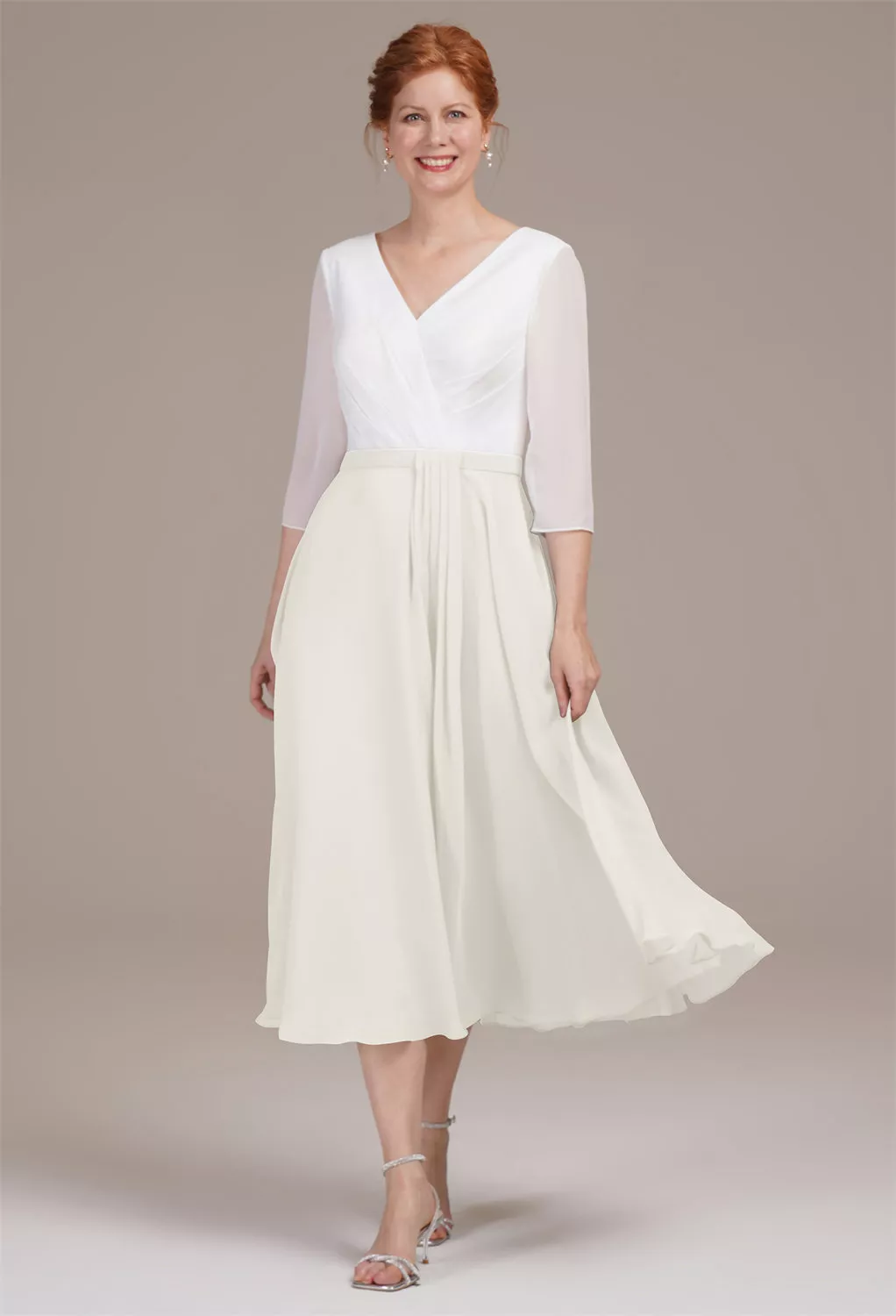 AW Difluence Ivory  Spring Mother of The Bride Dresses