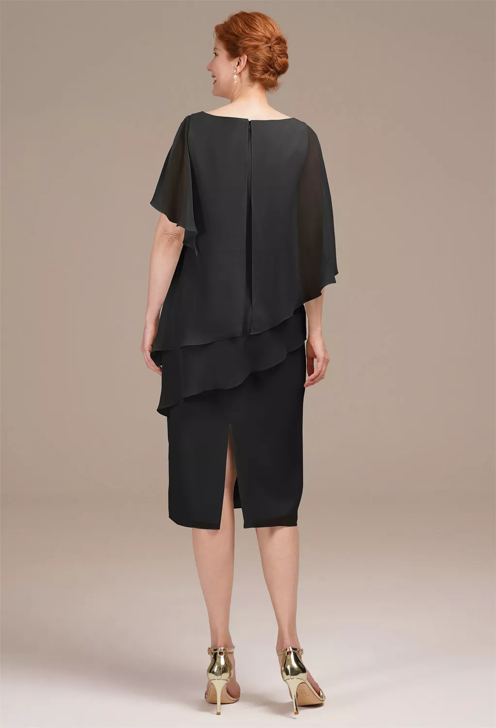 AW Justice Black  Spring Mother of The Bride Dresses