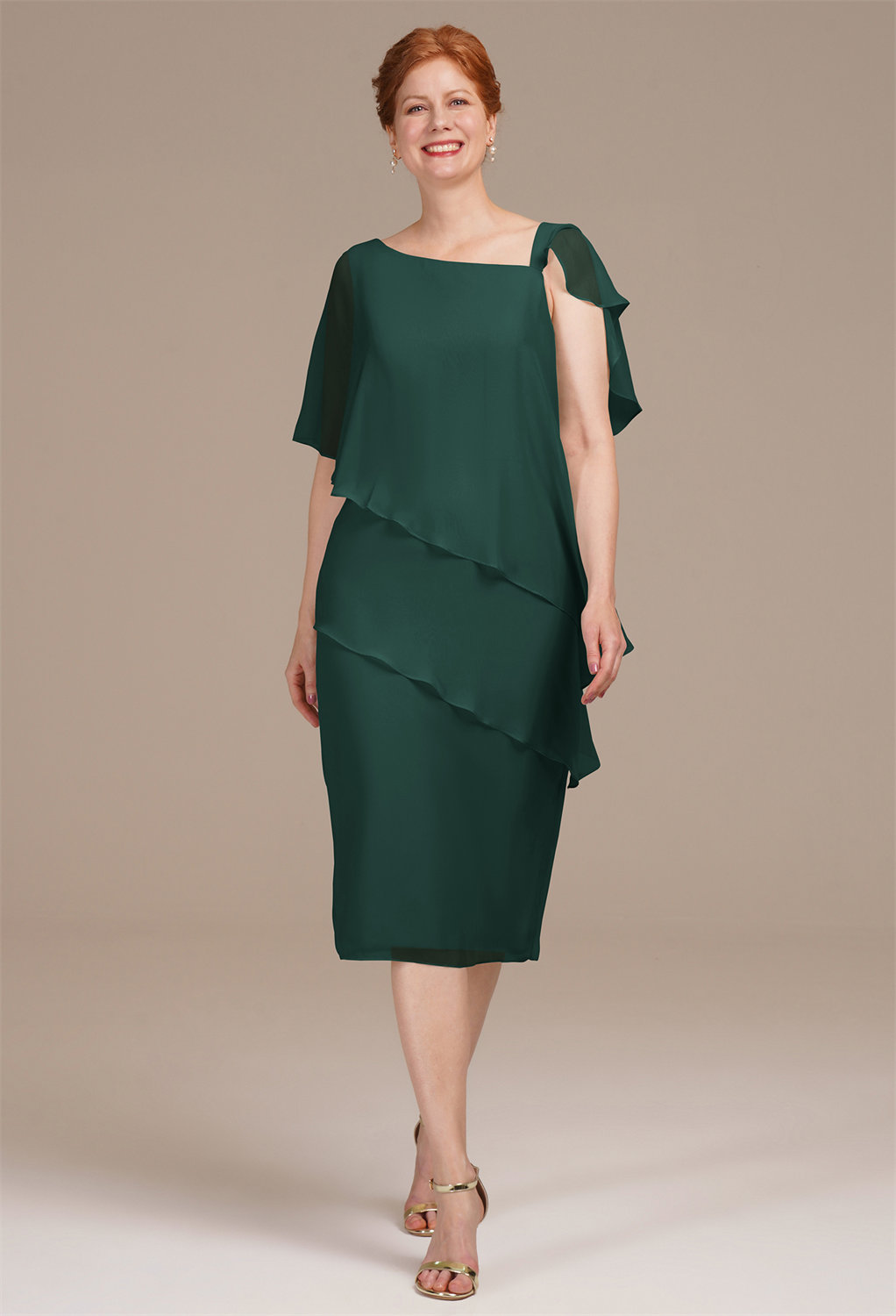 AW Justice Dark Emerald  Spring Mother of The Bride Dresses