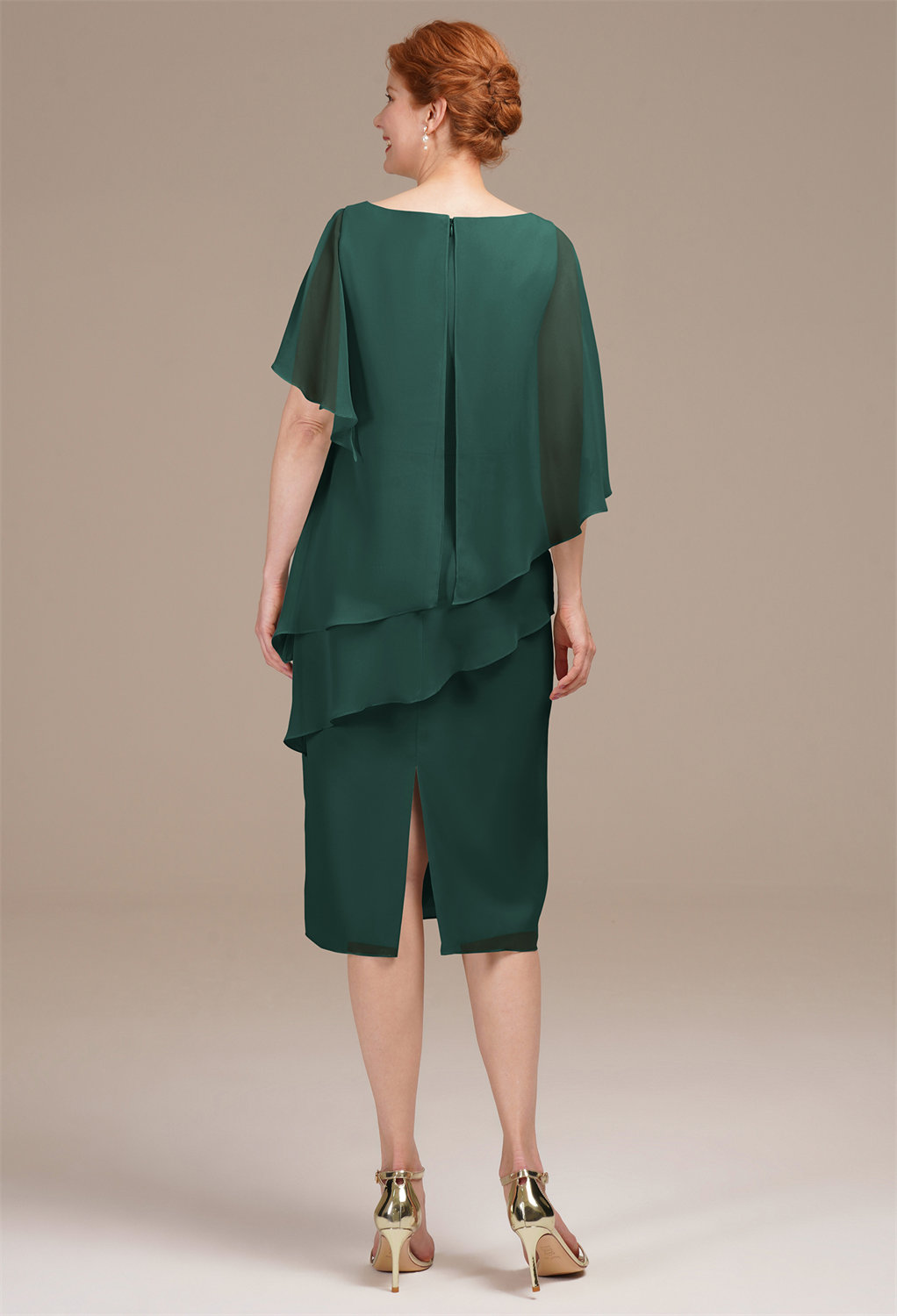 AW Justice Dark Emerald  Spring Mother of The Bride Dresses