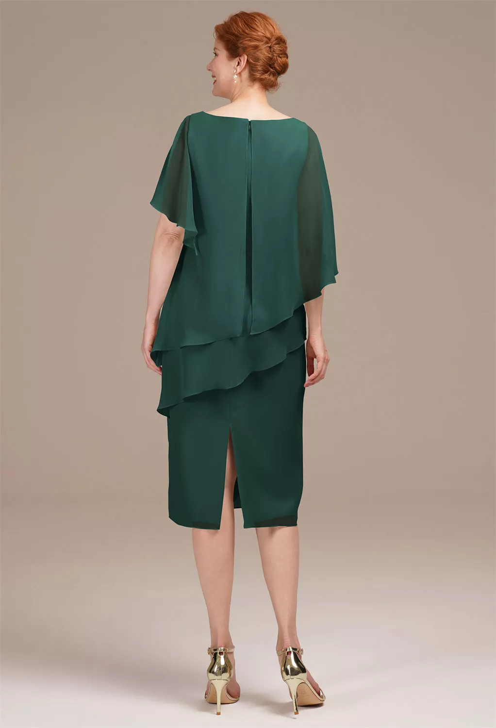 AW Justice Dark Emerald  Spring Mother of The Bride Dresses