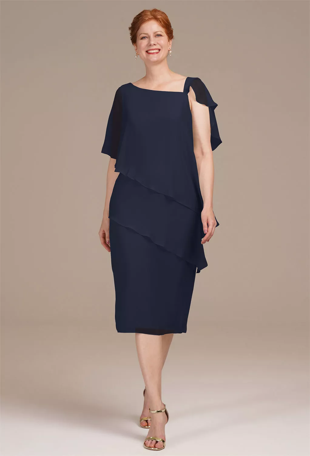 AW Justice Dark Navy  Spring Mother of The Bride Dresses