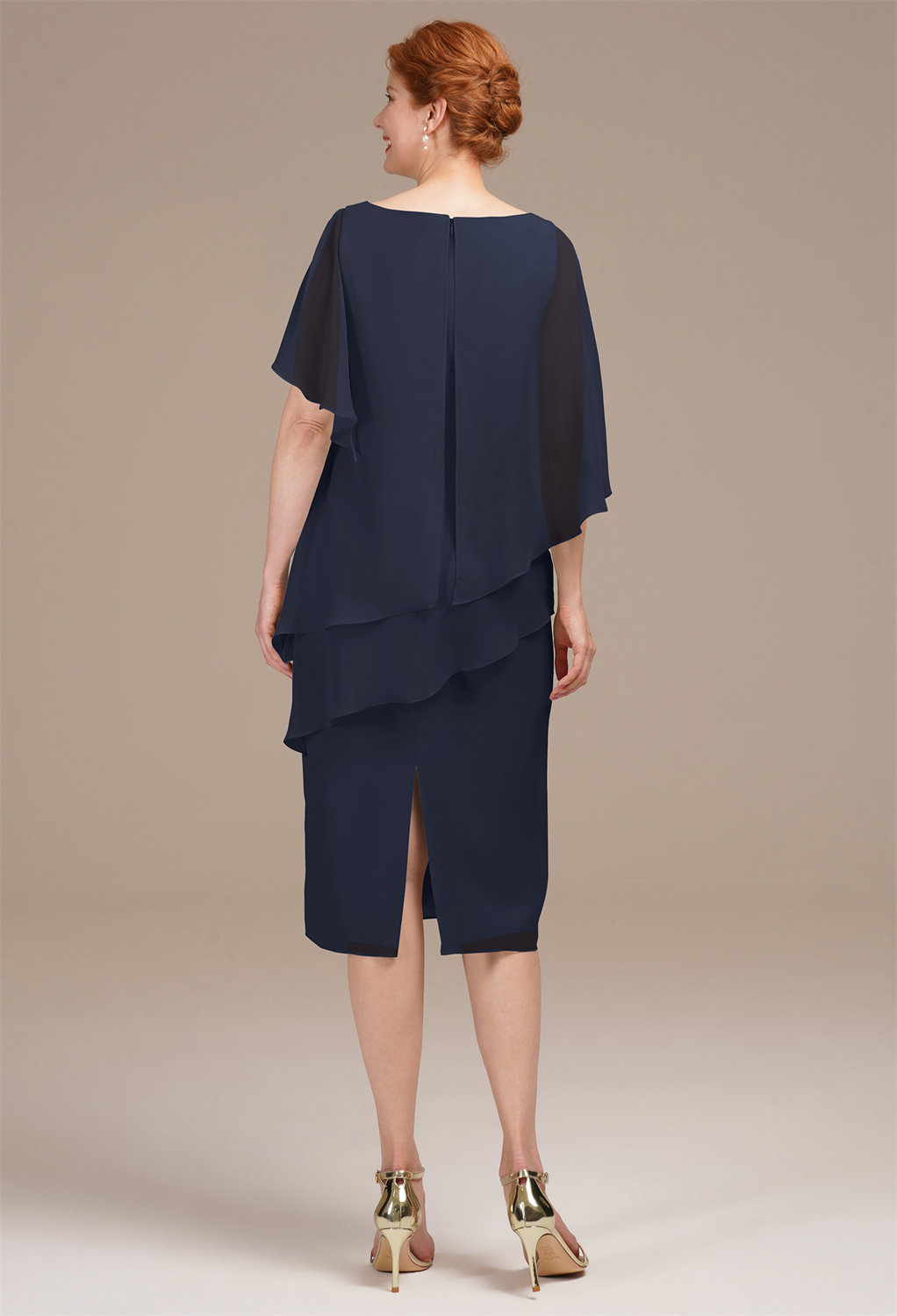AW Justice Dark Navy  Spring Mother of The Bride Dresses