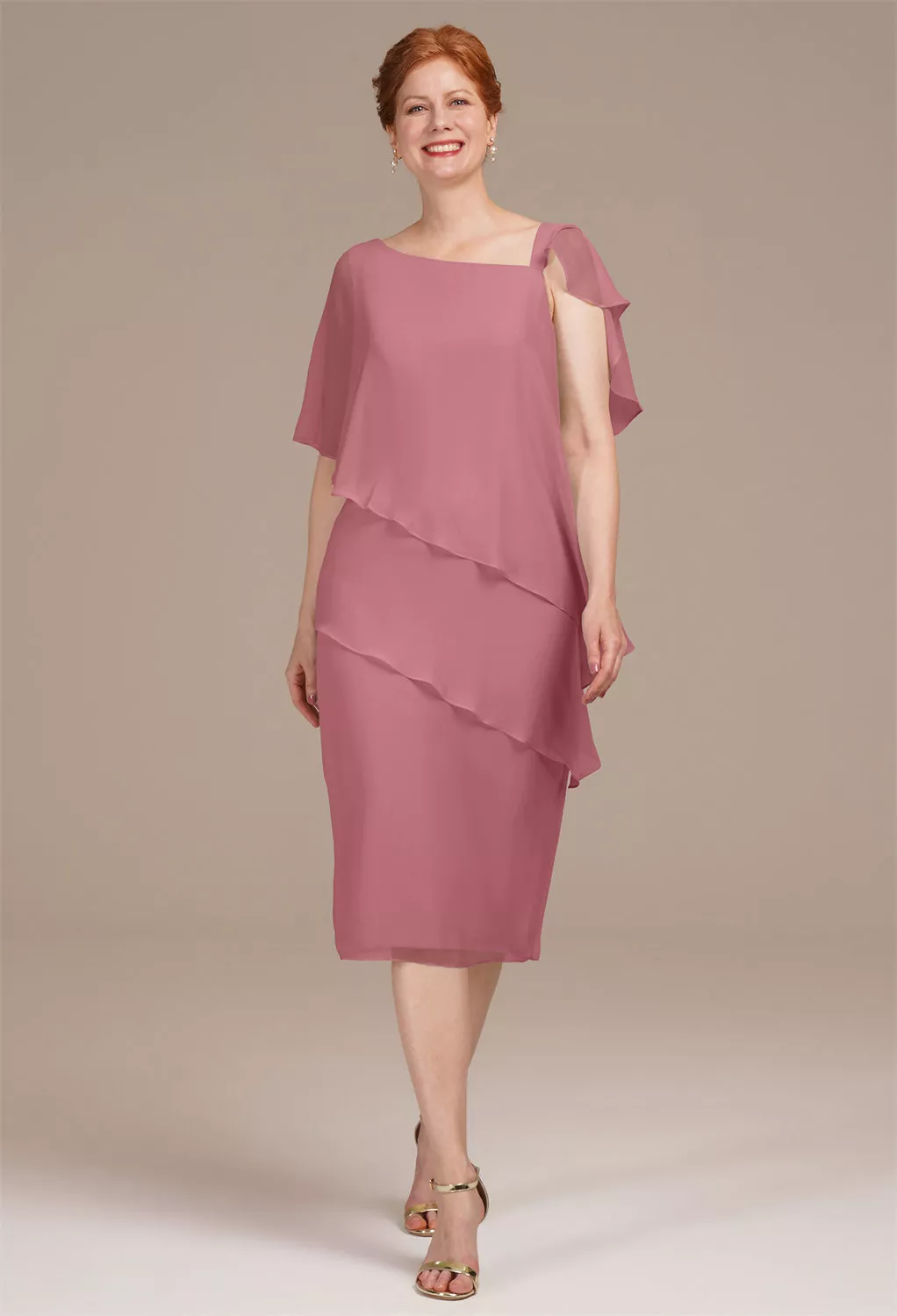 AW Justice Desert Rose  Spring Mother of The Bride Dresses