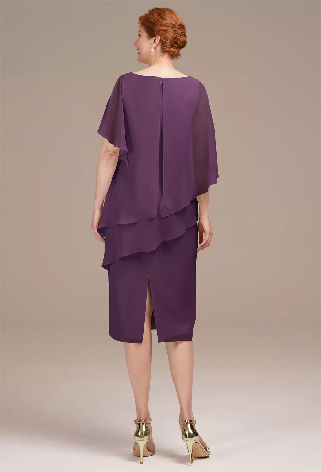 AW Justice Grape  Spring Mother of The Bride Dresses