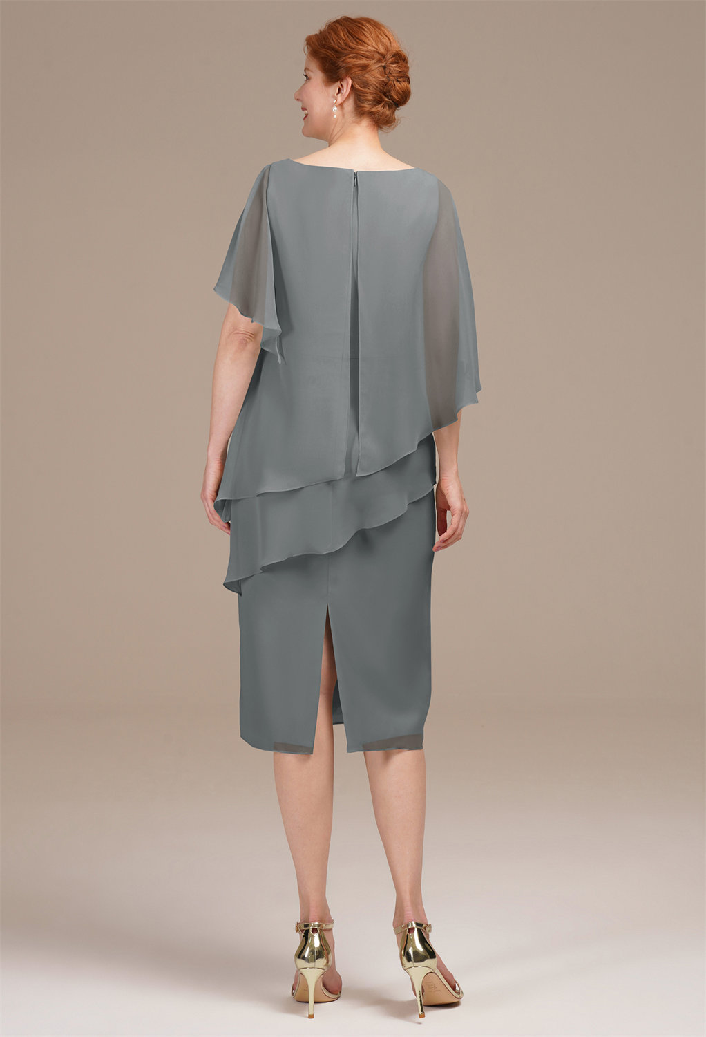 AW Justice Steel Gray  Spring Mother of The Bride Dresses