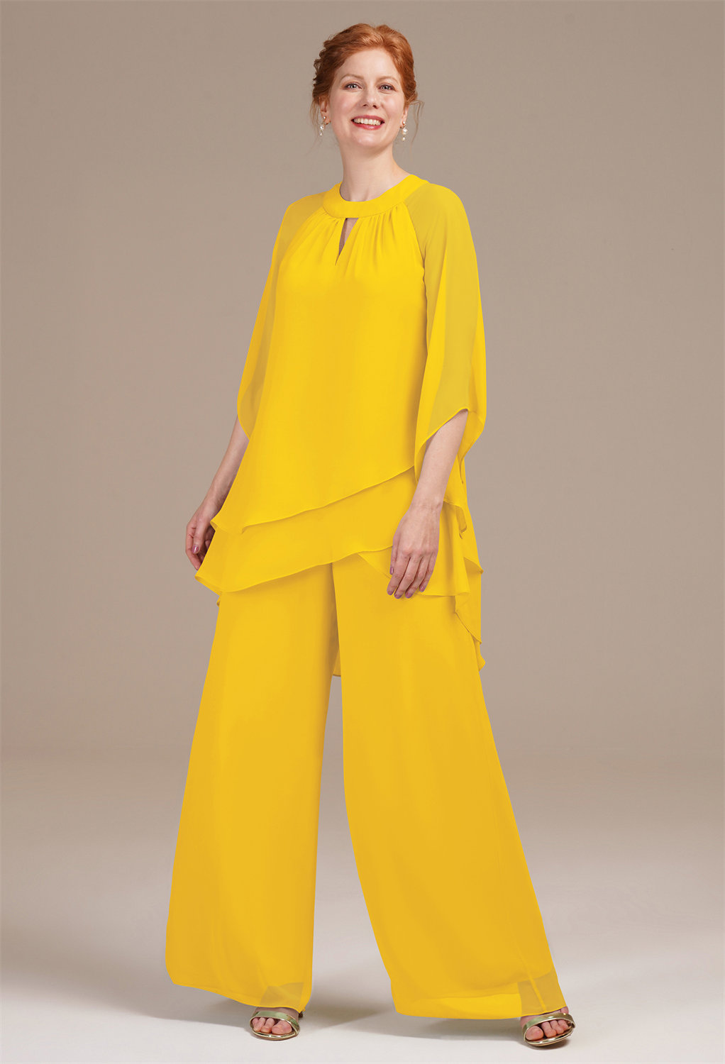 AW Patricia Mustard Yellow  Mother of the Bride Dresses
