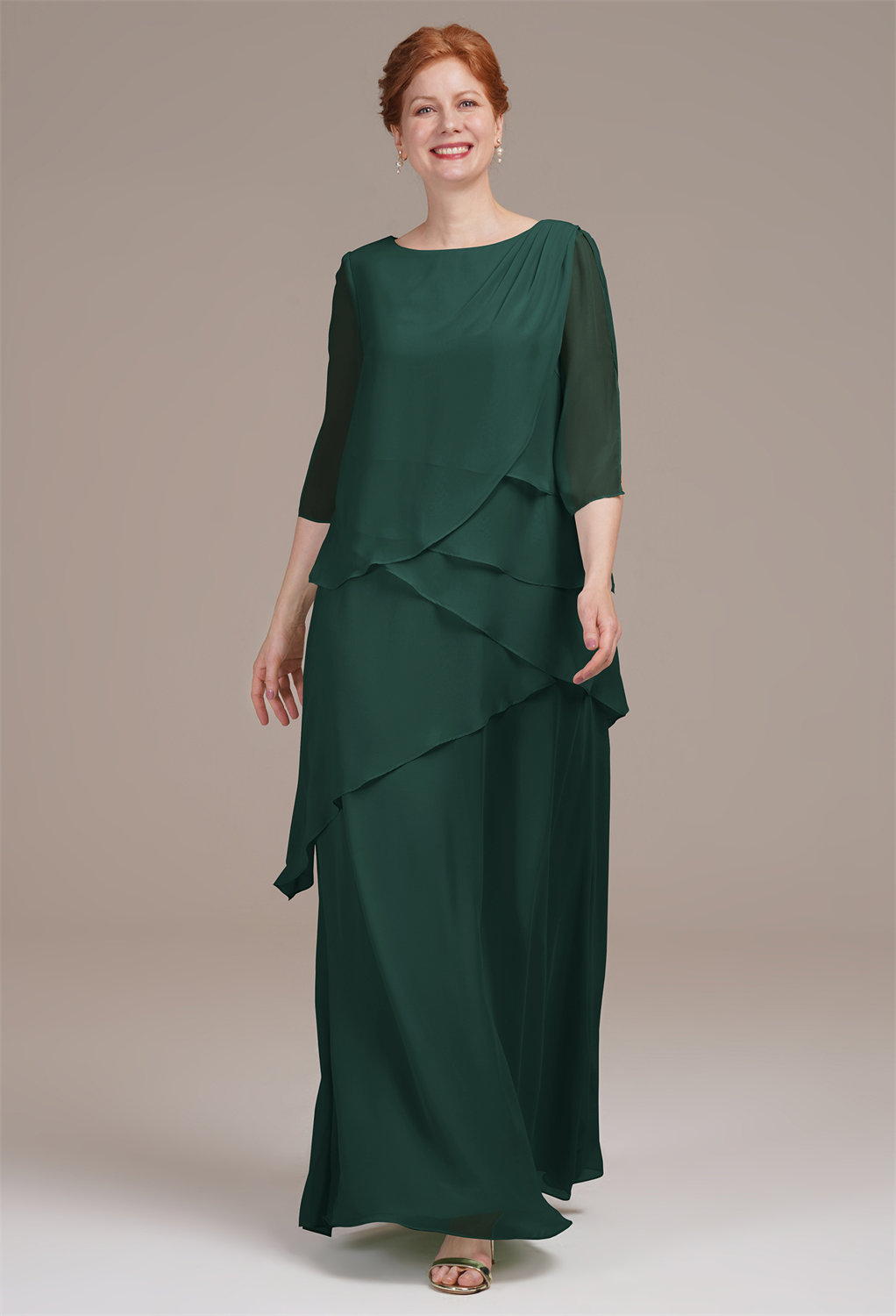 AW Eloise Dark Emerald  Mother of the Bride Dresses