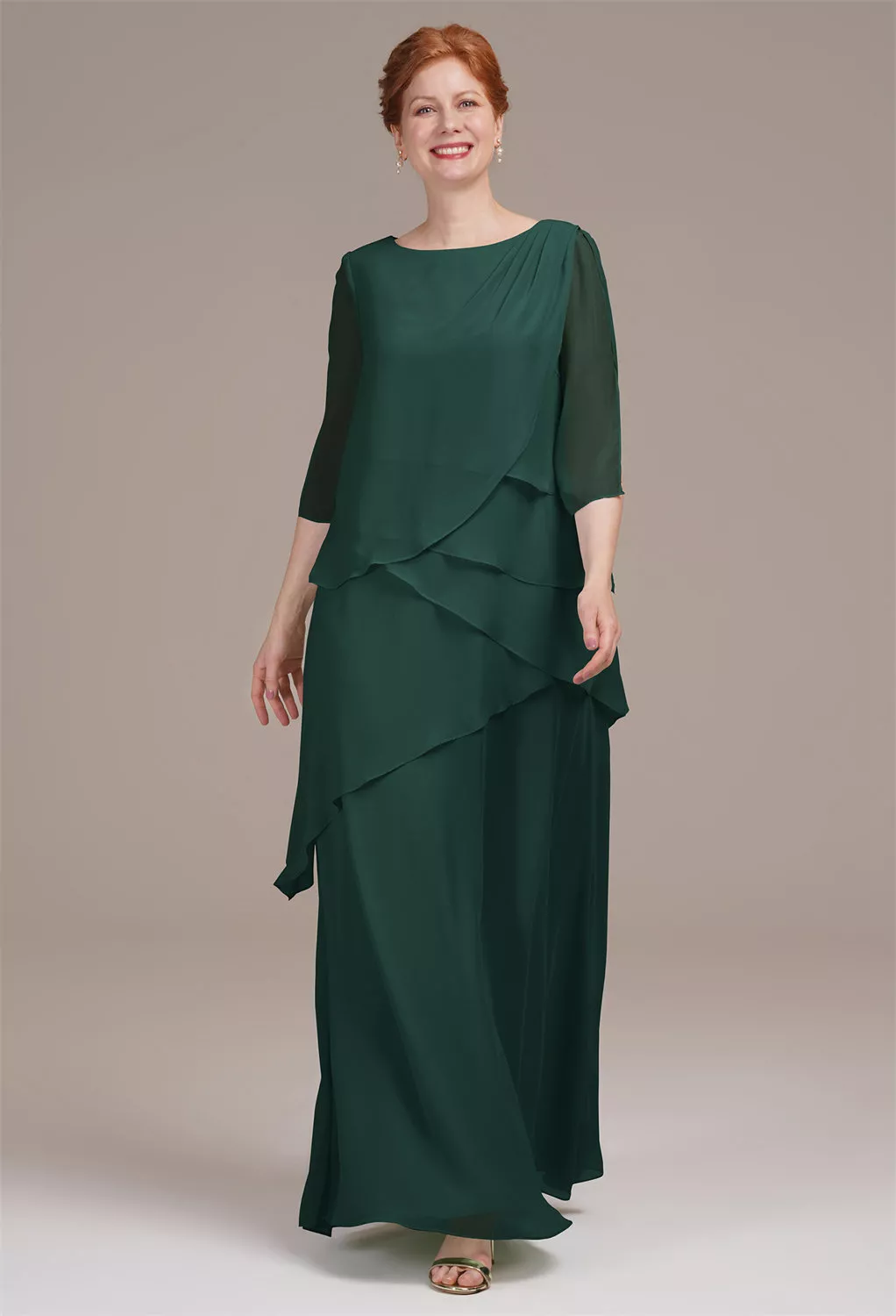 AW Eloise Dark Emerald  Mother of the Bride Dresses