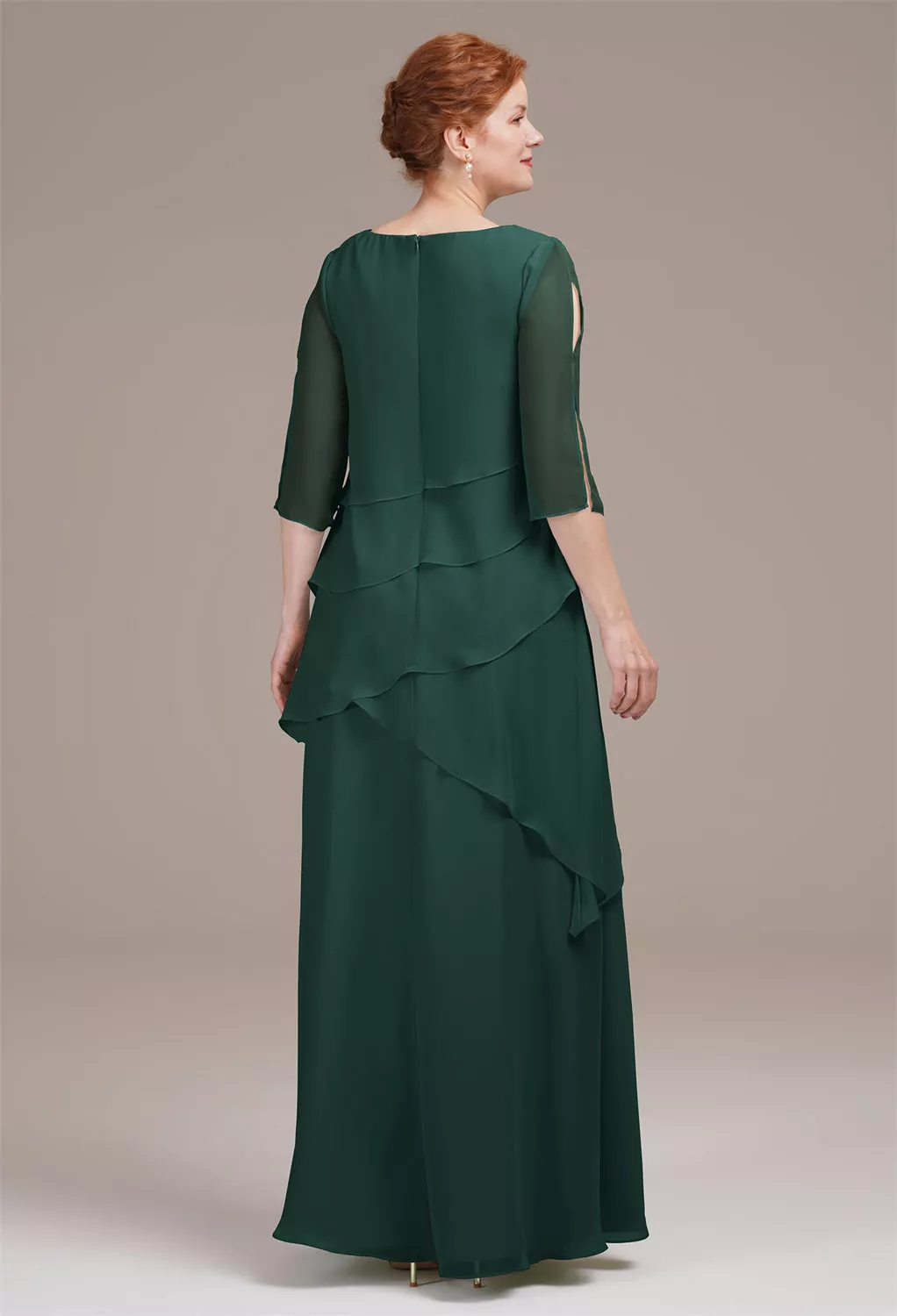 AW Eloise Dark Emerald  Mother of the Bride Dresses